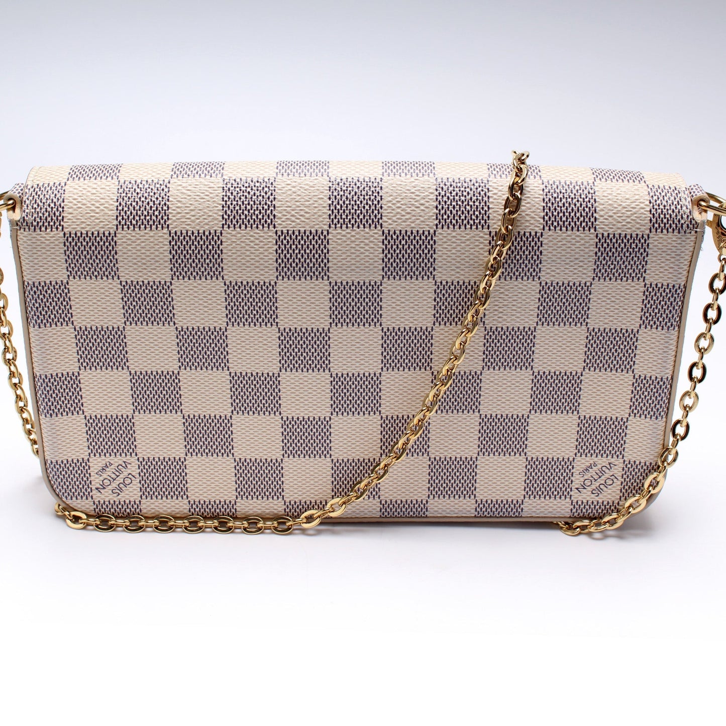 Louis Vuitton Pochette Felicie Azur Damier Clutch Bag Azur 1