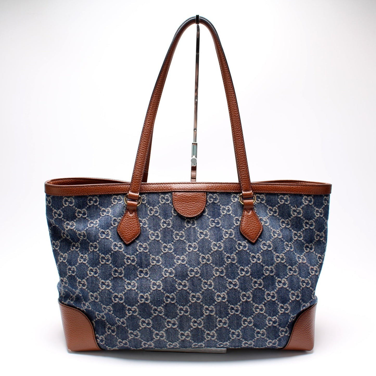 Gucci Ophidia GG Denim Tote Bag Denim Tote