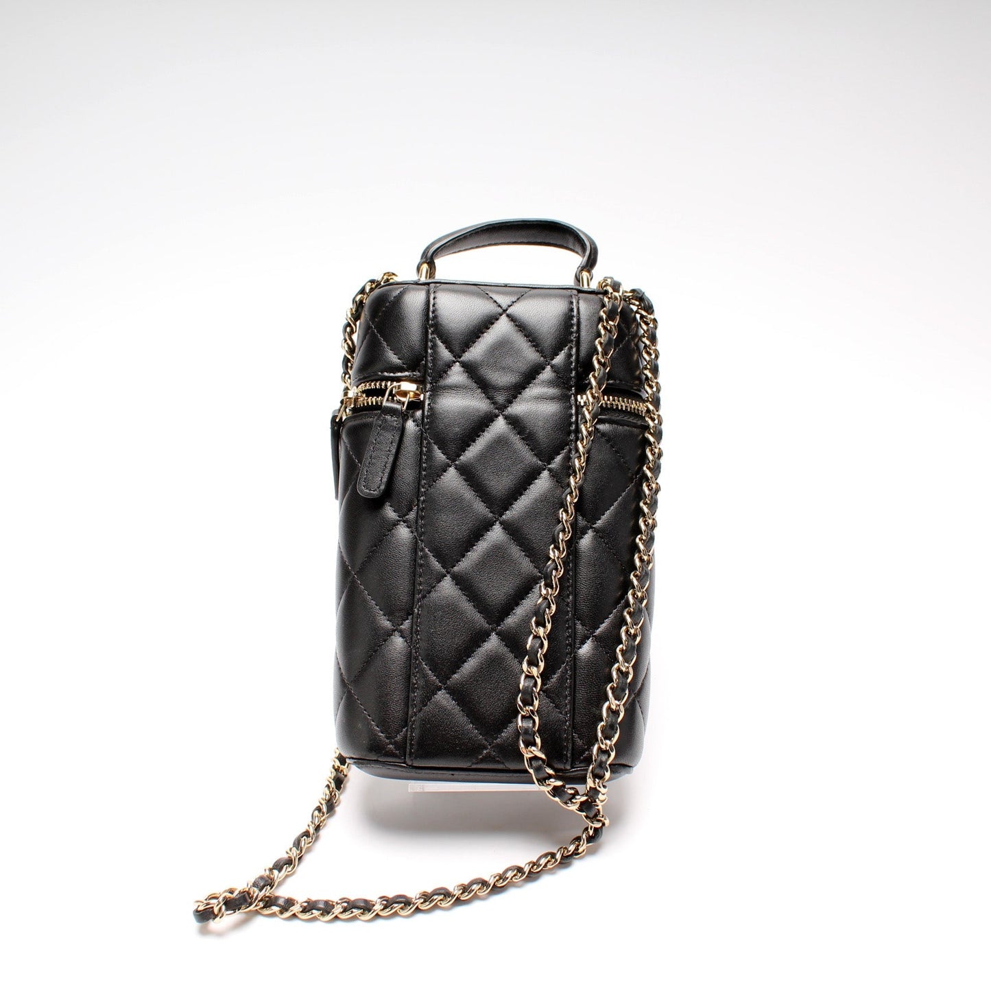 Chanel Classic Vanity Phone Holder Quilted Lambskin Handbag