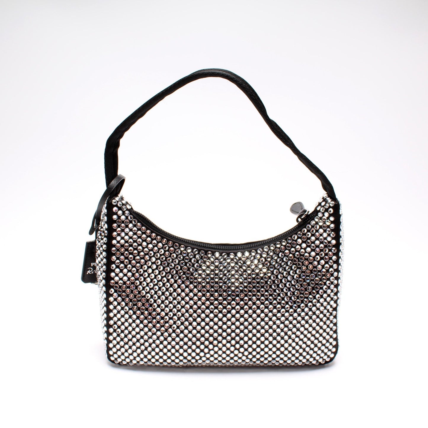 Prada Crystal Re Edition Bag Satin Mini Travel Bag