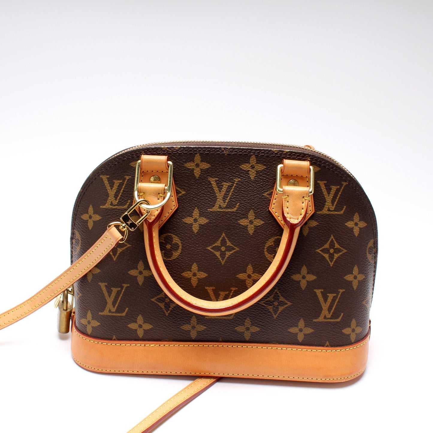 Louis Vuitton Alma BB Monogram Handbag Monogram 6
