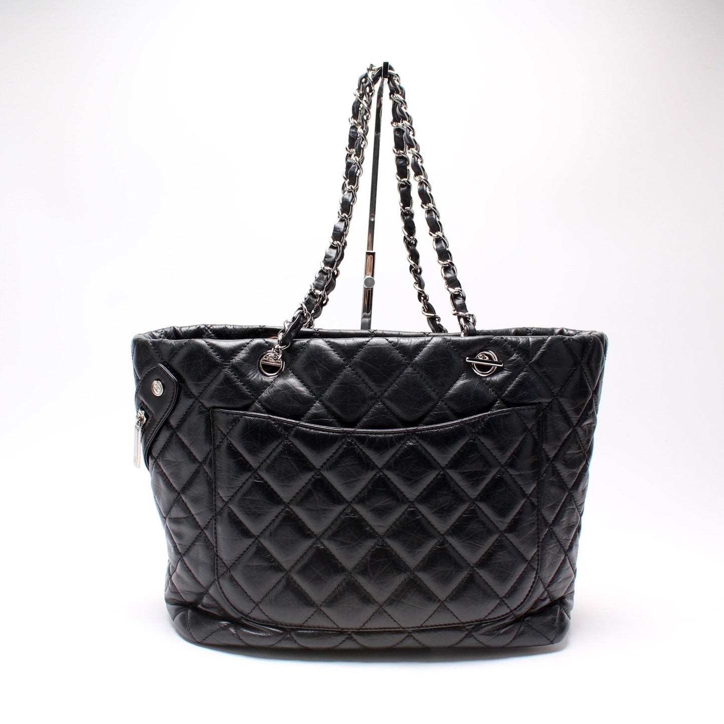 Chanel Cotton Club Ligne Aged Calfskin 11M Tote Bag