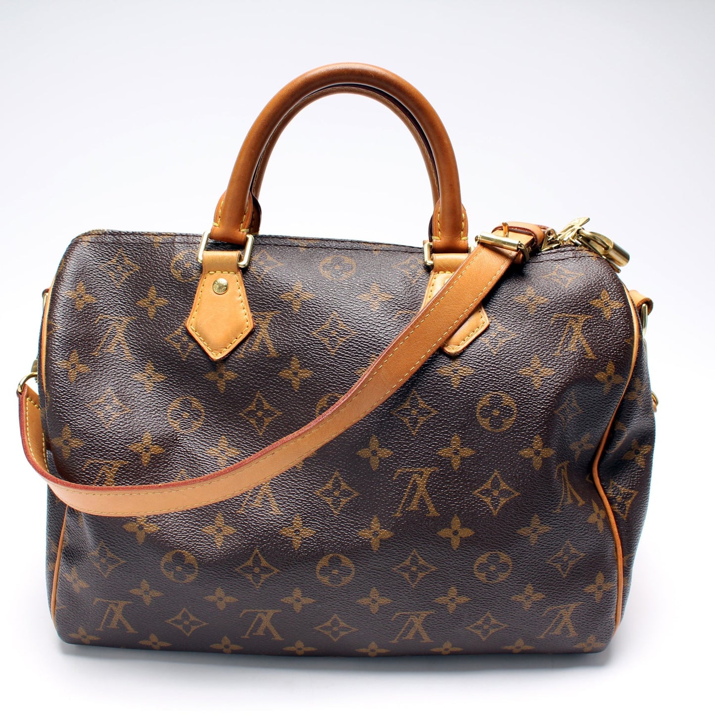 Louis Vuitton Speedy 30 Bandouliere Monogram Handbag Monogram 27