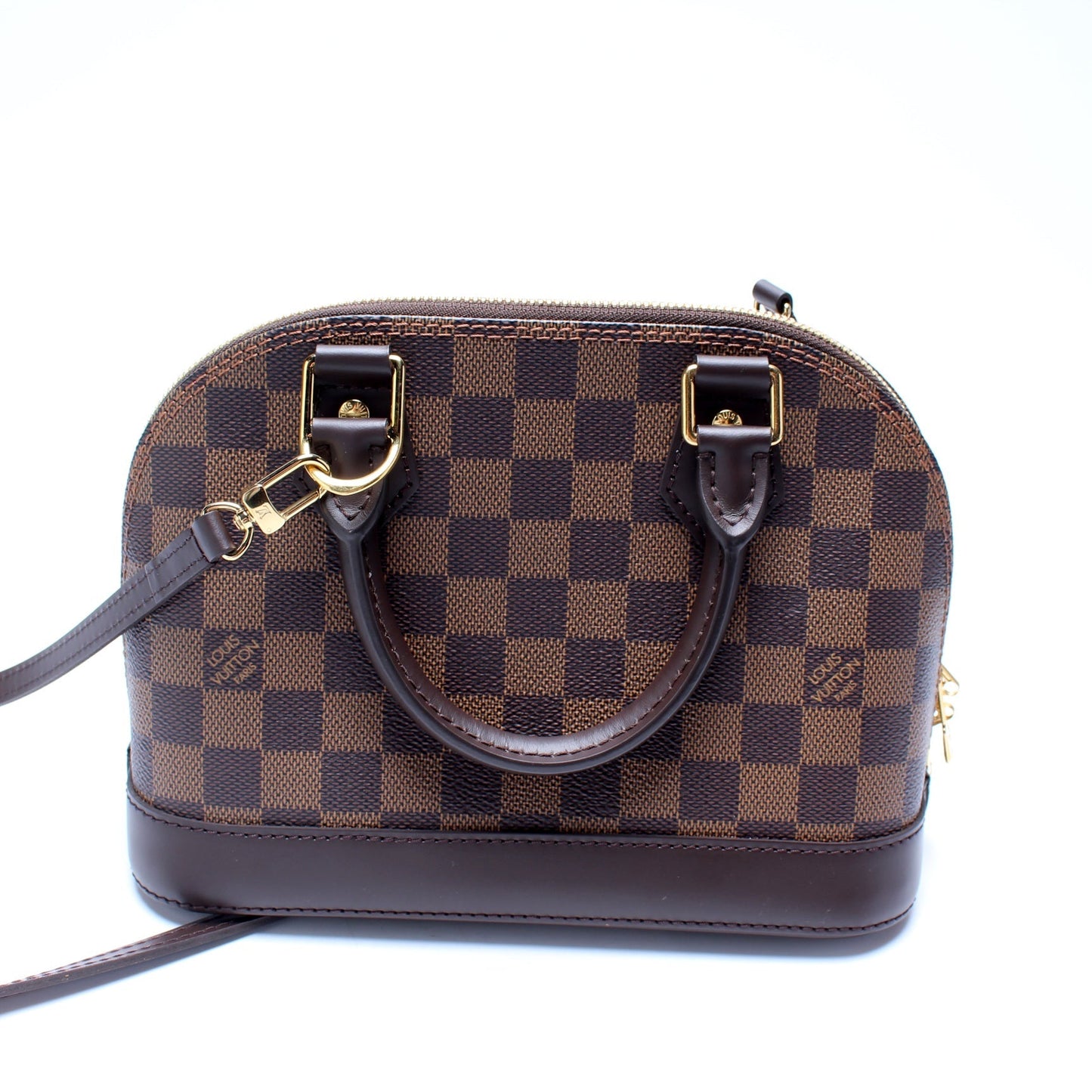 Louis Vuitton Alma BB Ebene Damier Handbag Ebene 13