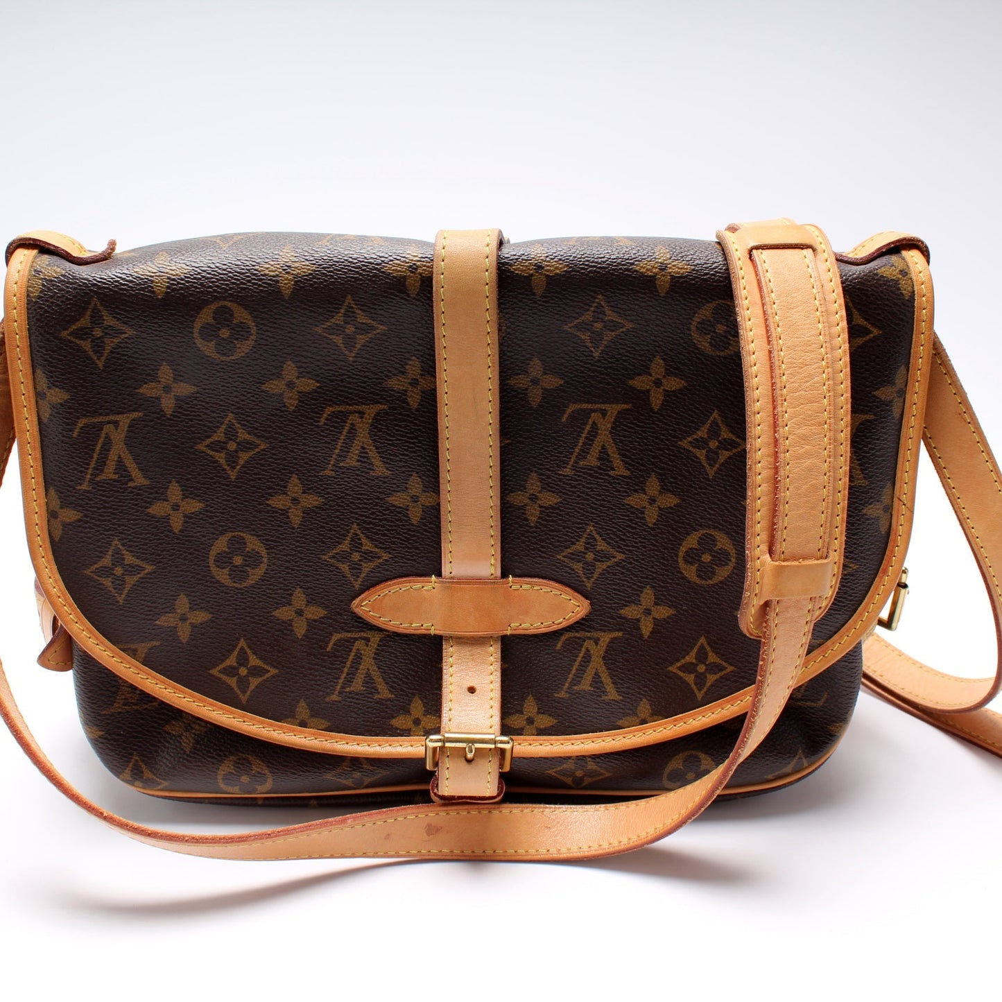 Louis Vuitton Saumur 25 Monogram Handbag Monogram 1