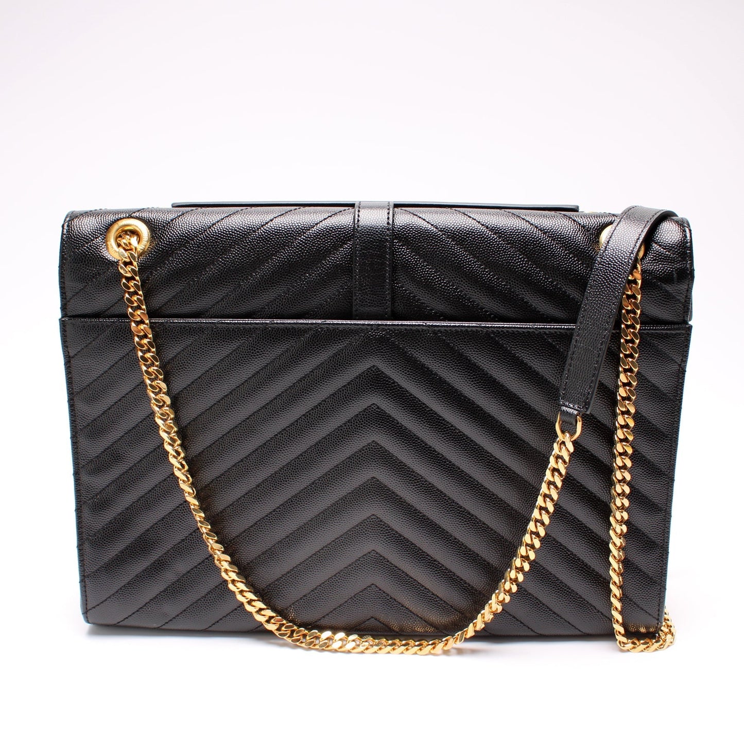 YSL Saint Laurent Envelope Chevron Bag Large Travel Bag Large Chevron 342027