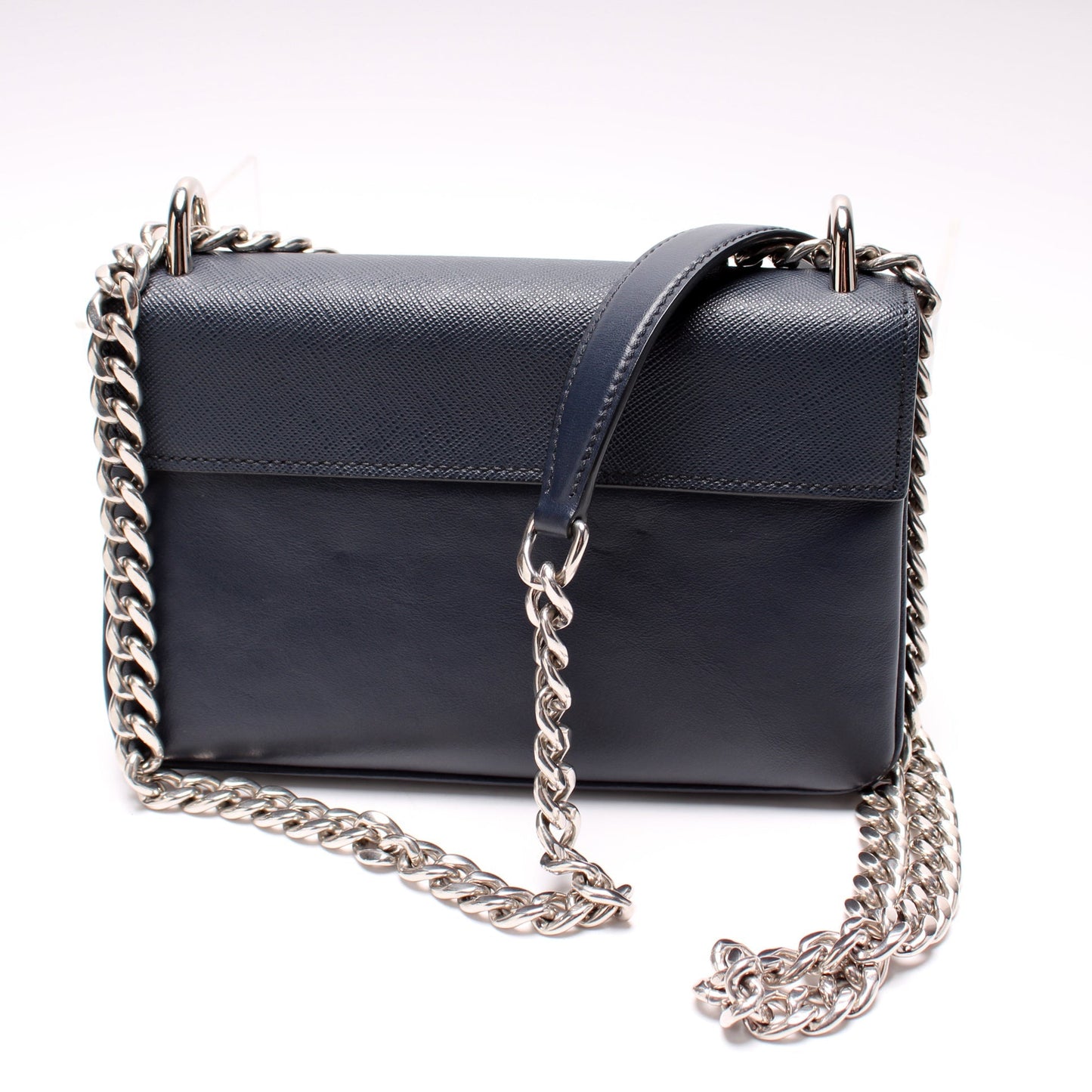Prada Pattina Soft Calfskin And Saffiano Bag Travel Bag