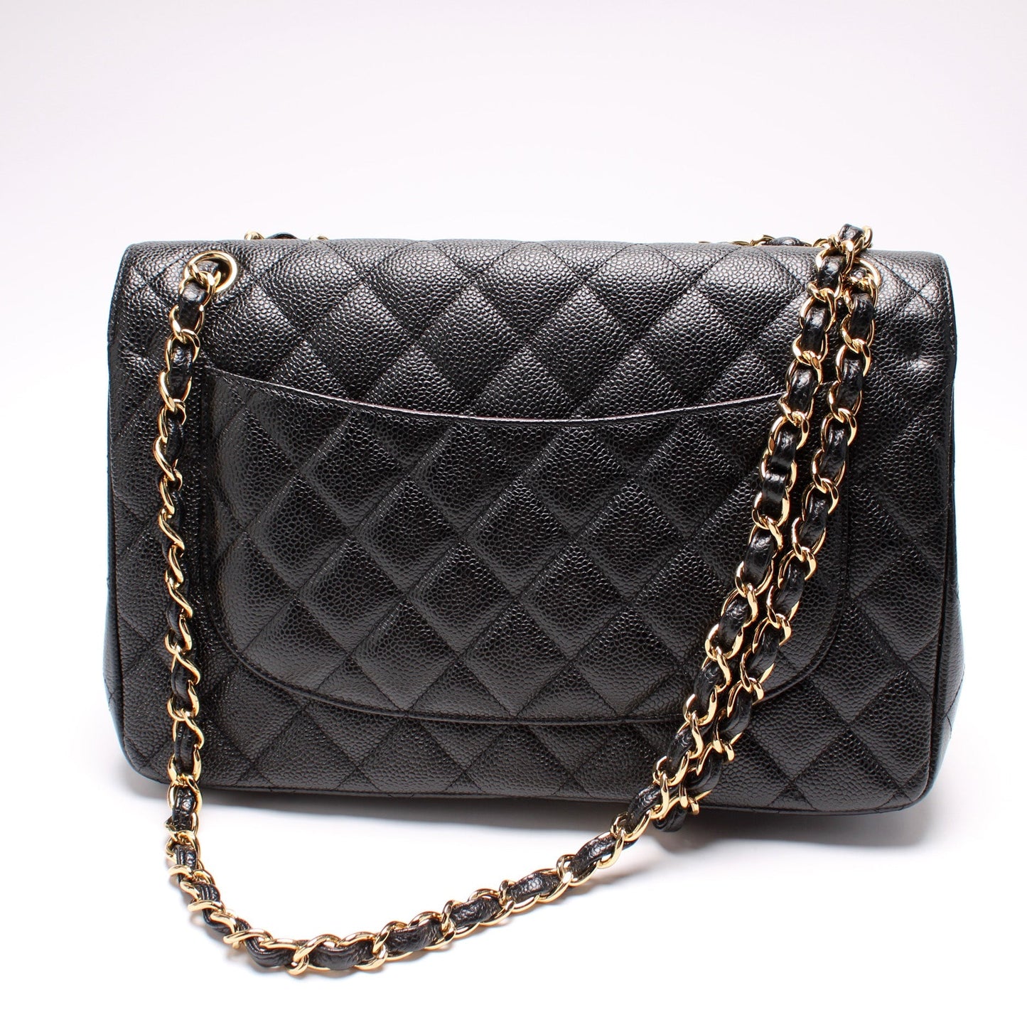 Chanel Classic Flap Jumbo Caviar 15M Handbag