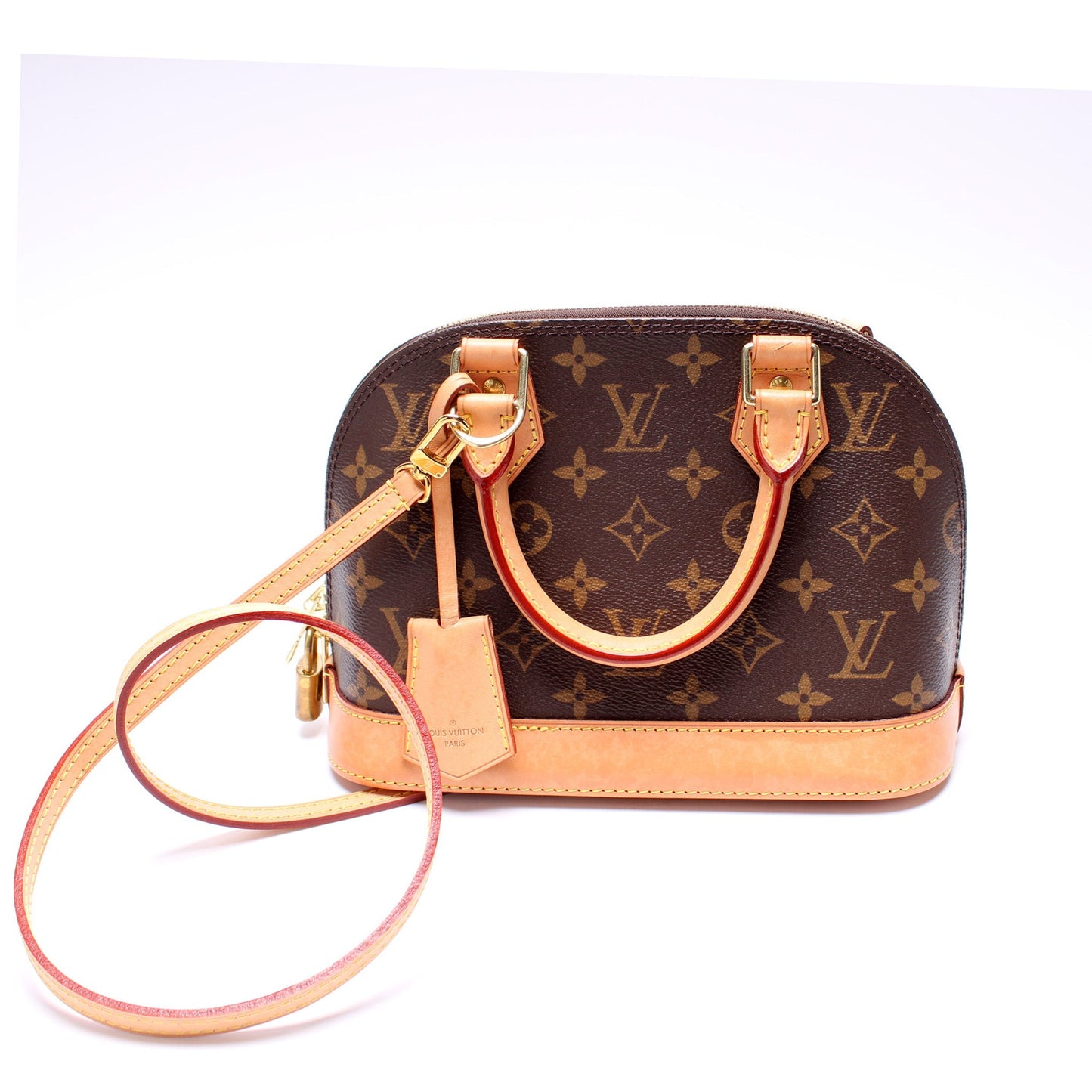 Louis Vuitton Alma BB Monogram Handbag Monogram 13