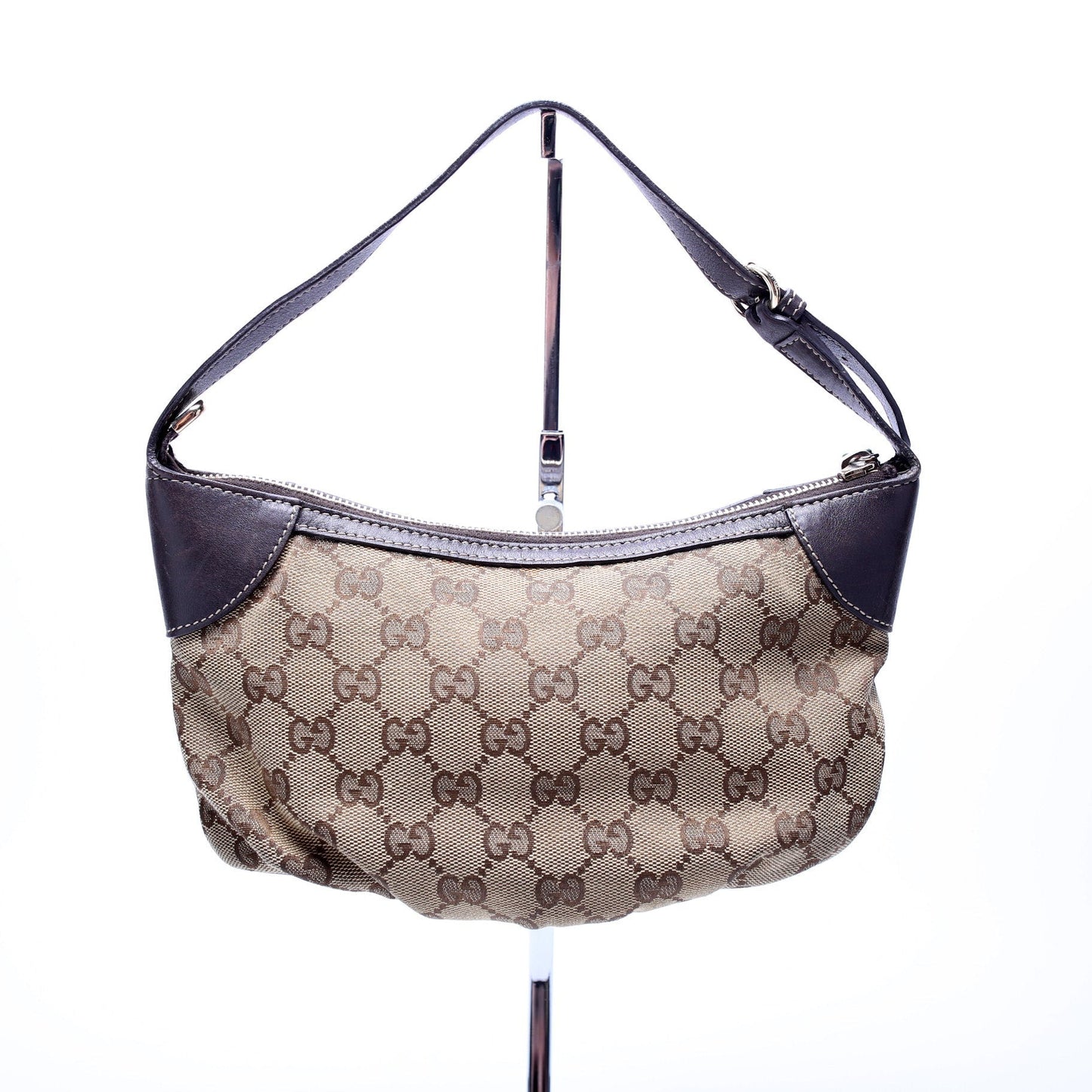 Gucci GG Sherry Line Pochette Canvas Travel Bag