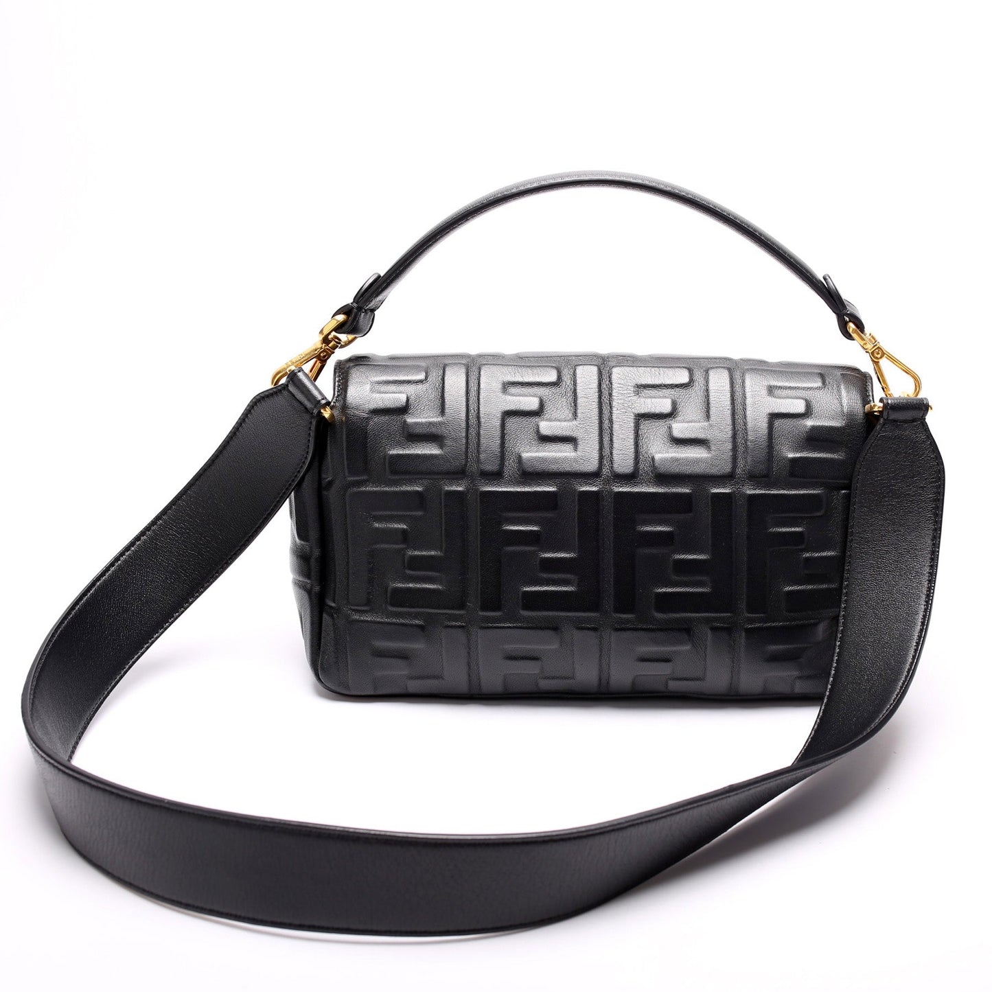 Fendi 8Br600Uette Ff Nappa Bag Embossed Travel Bag Embossed Nappa 1