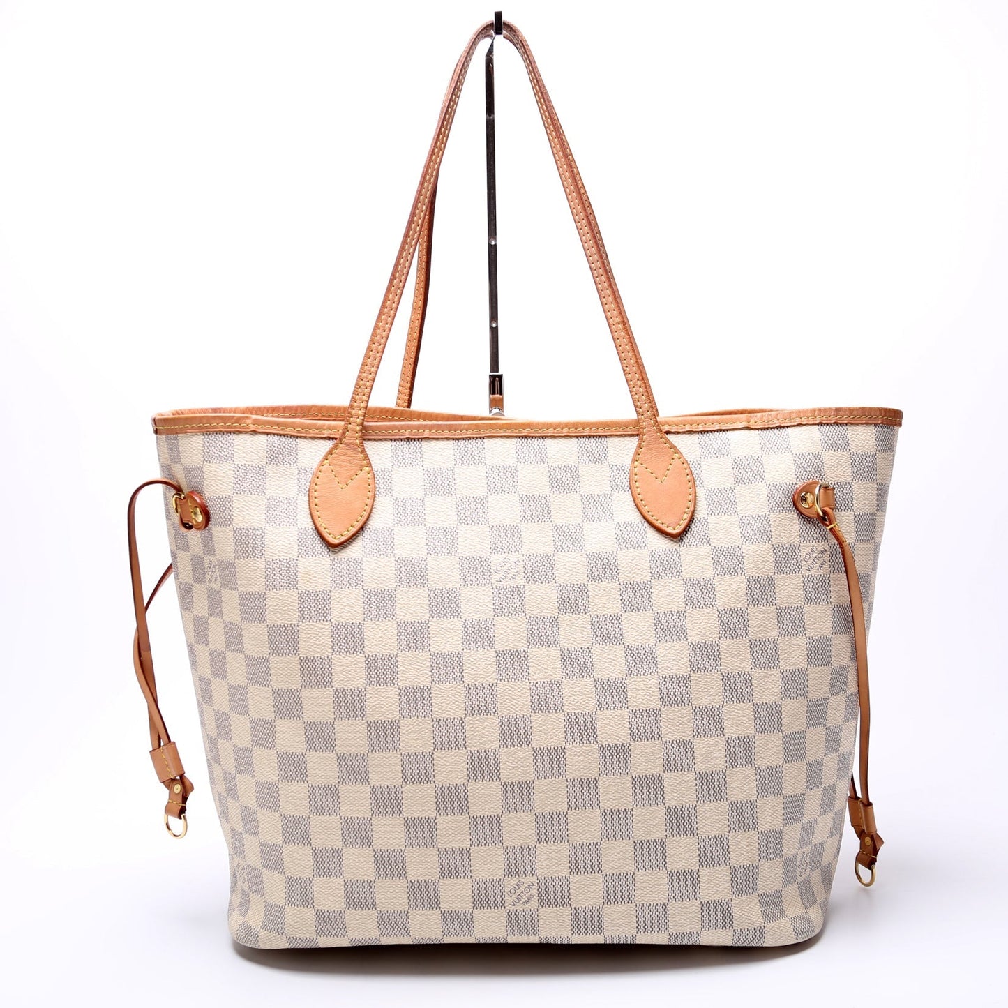 Louis Vuitton Neverfull MM W Azur Damier Wallet Case Azur 12