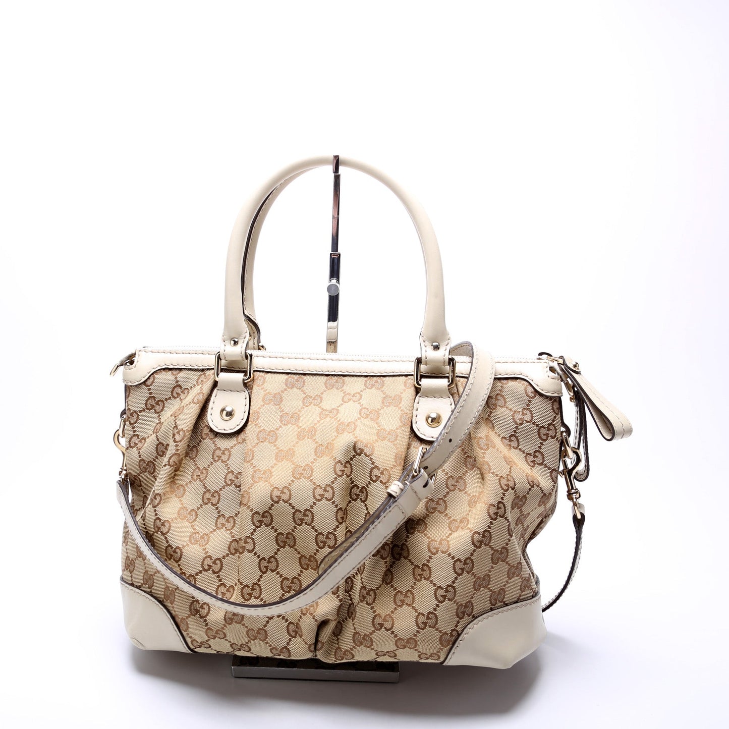 Gucci GG Sukey Canvas Travel Bag Sukey Satchel
