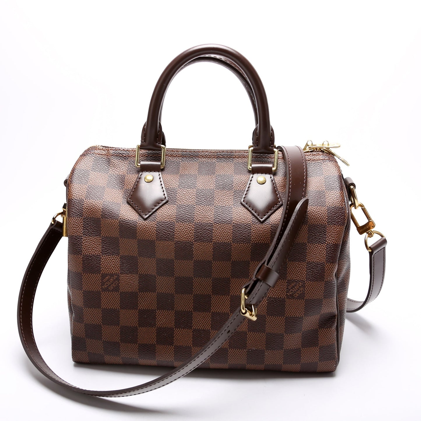Louis Vuitton Speedy 25 Bandouliere Ebene Damier Handbag Ebene 11