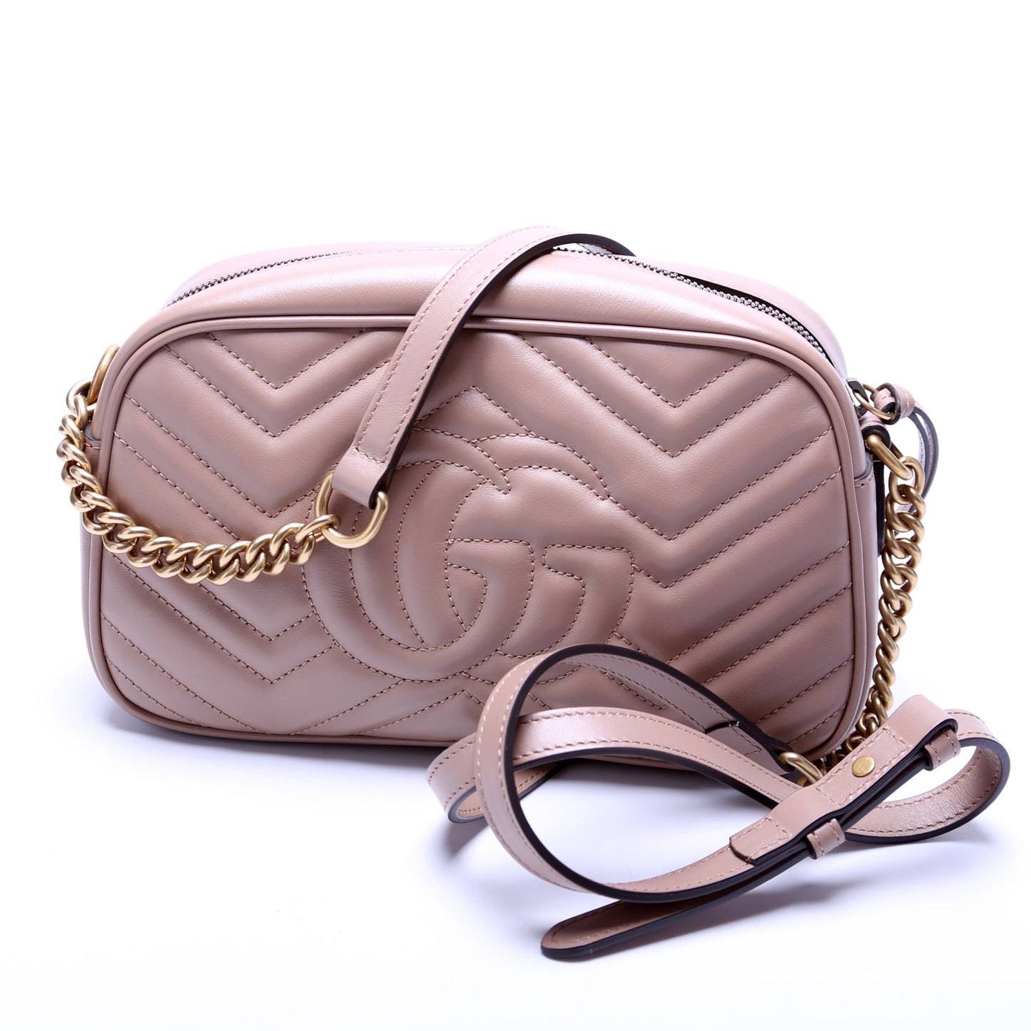 Gucci Marmont Camera Leather Small Crossbody Bag Bag 21