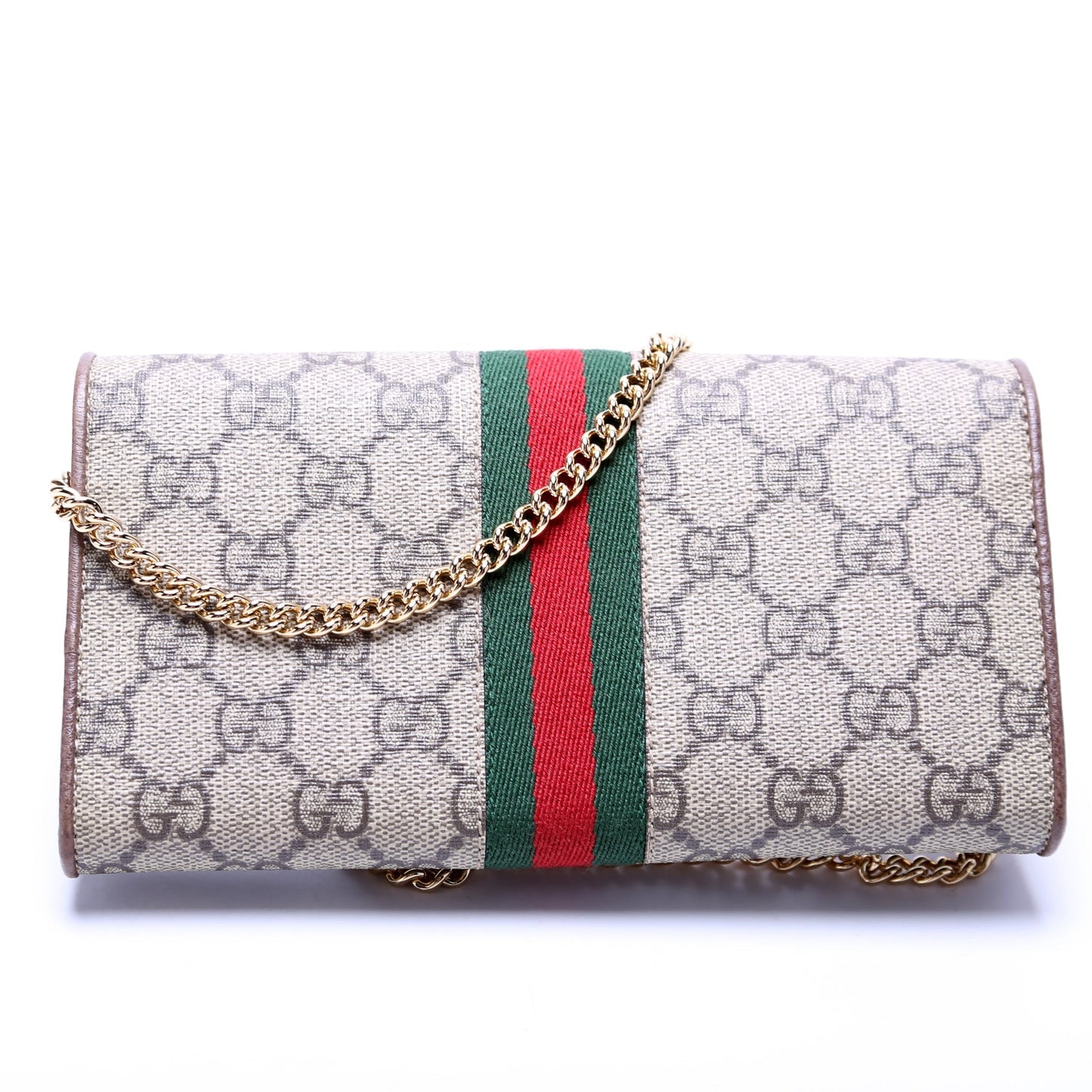 Gucci Ophidia GG Supreme Chain Wallet Case Chain Wallet