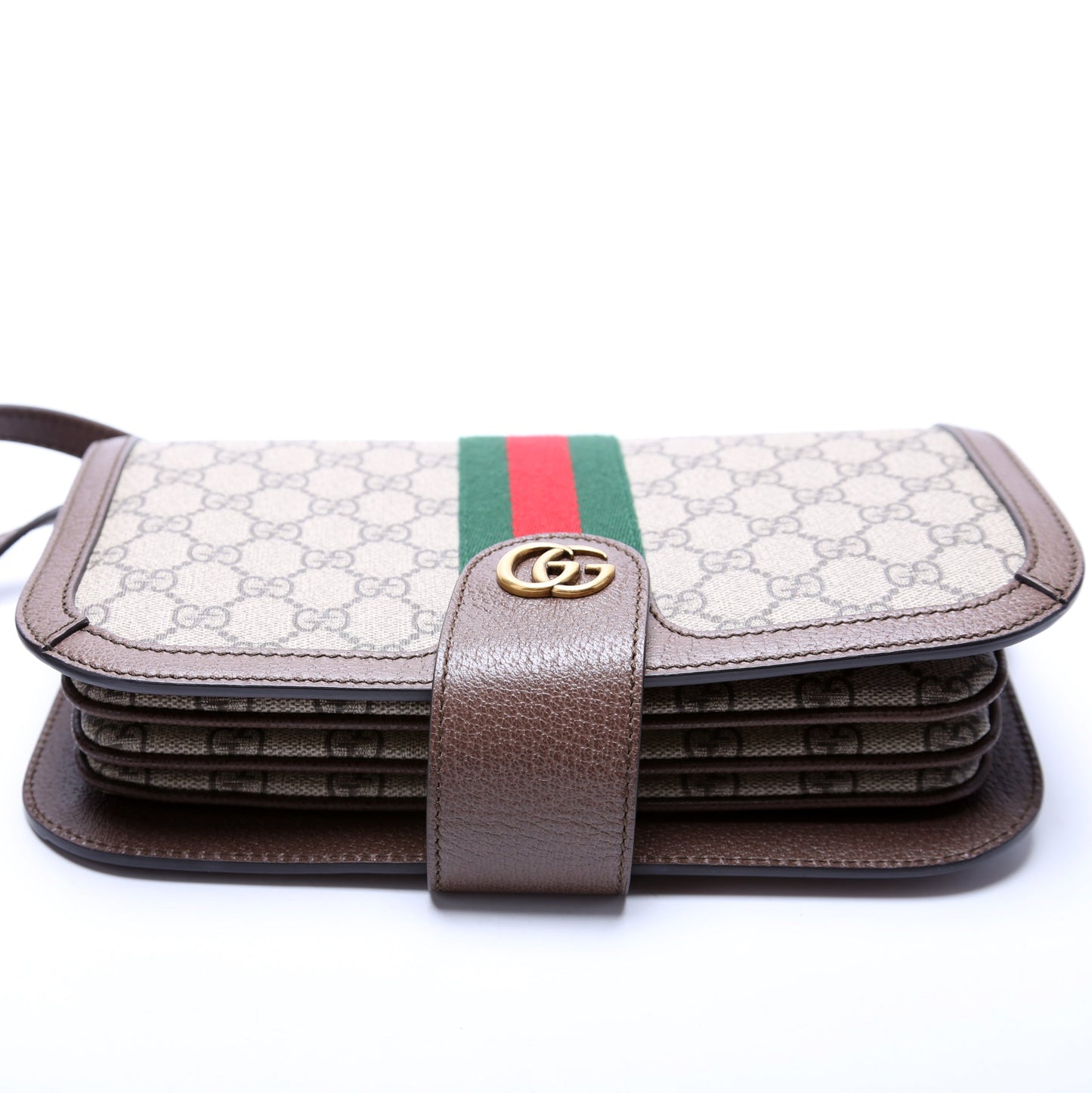 Gucci GG Supreme Ophidia Flap Travel Bag