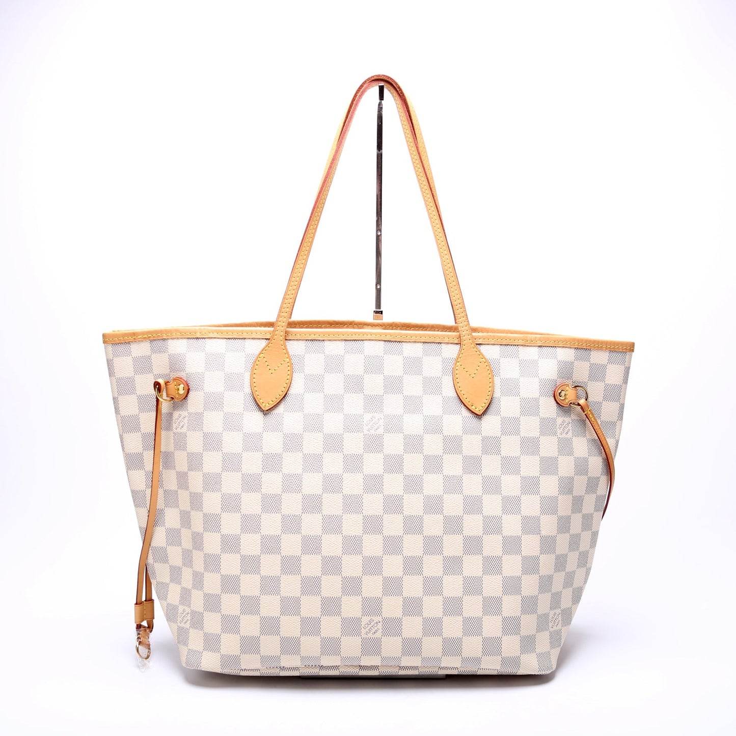 Louis Vuitton Neverfull w MM Azur Damier Wallet Case Azur 8