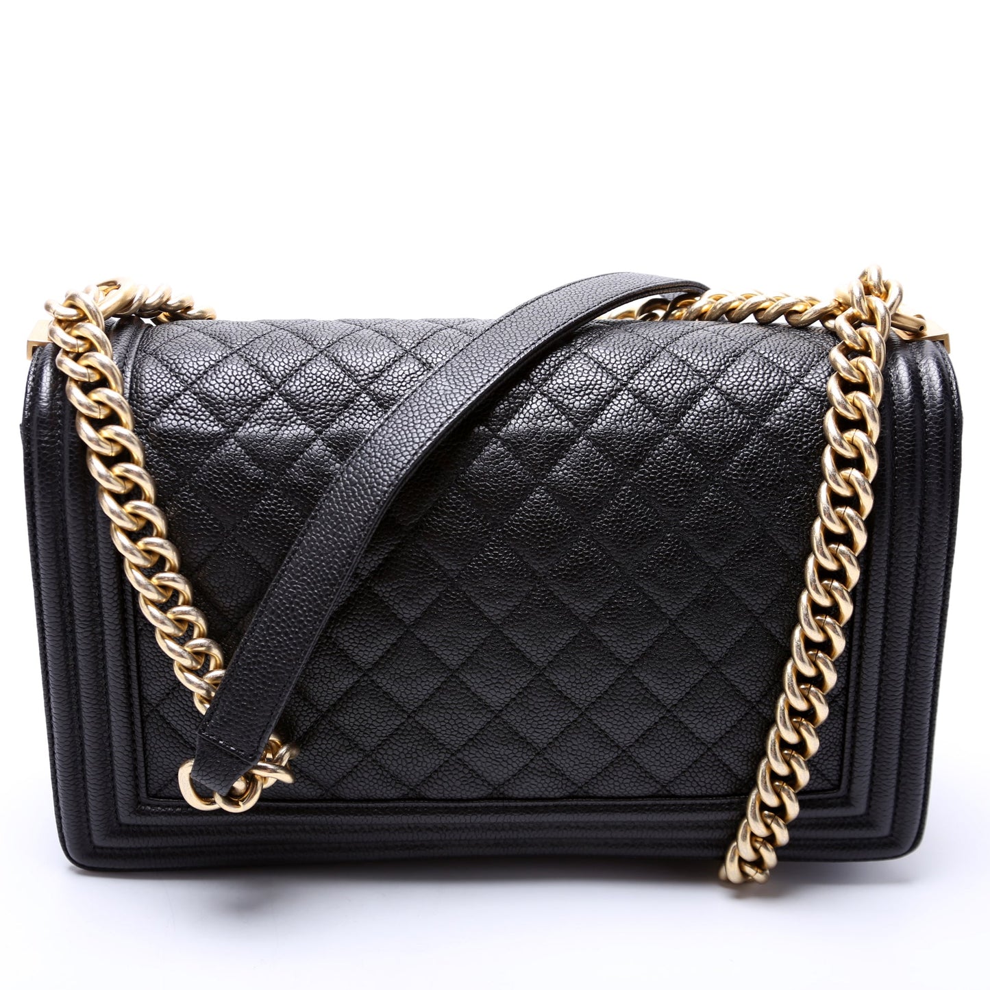 Chanel Boy Flap New Caviar 23M Handbag