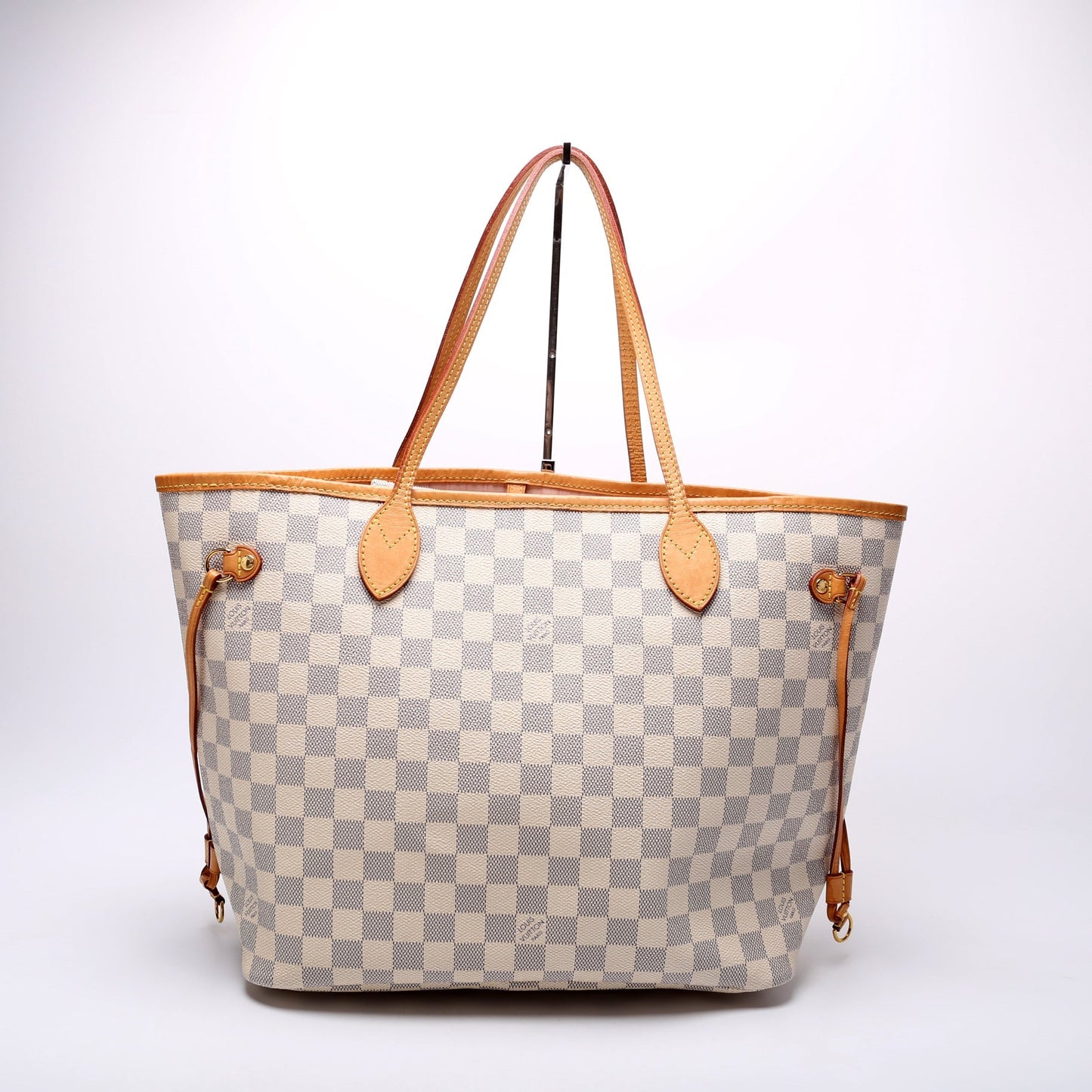 Louis Vuitton Neverfull w MM Azur Damier Wallet Case Azur 7
