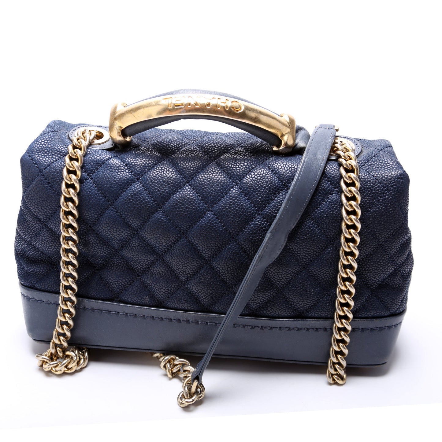 Chanel Globe Trotter Quilted Caviar 18M Handbag
