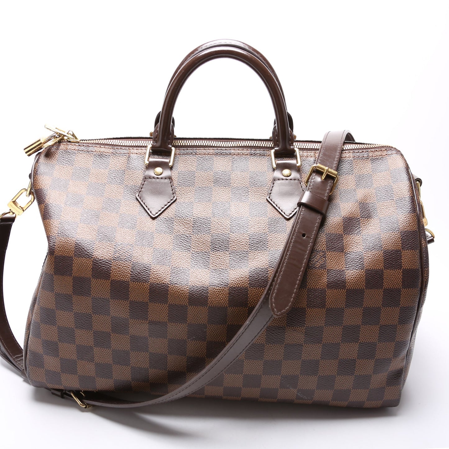 Louis Vuitton Speedy 35 w Ebene Damier Handbag