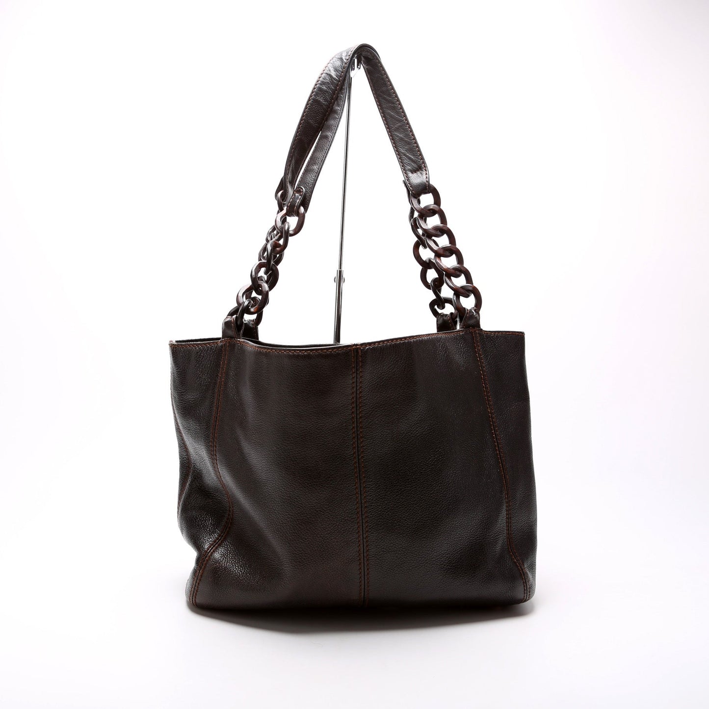 Chanel CC Wood Tote Bag