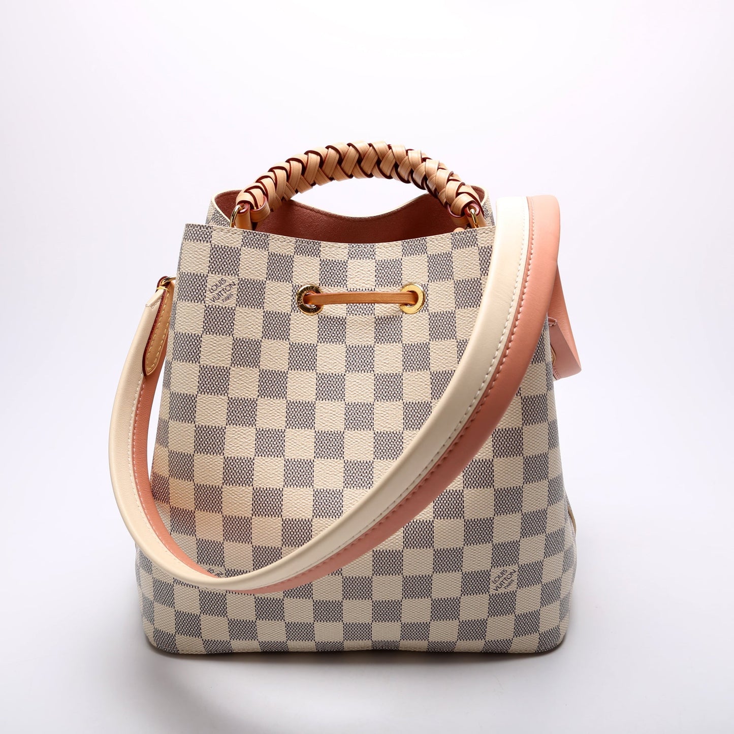 Louis Vuitton Neonoe Braided Azur Damier Handbag