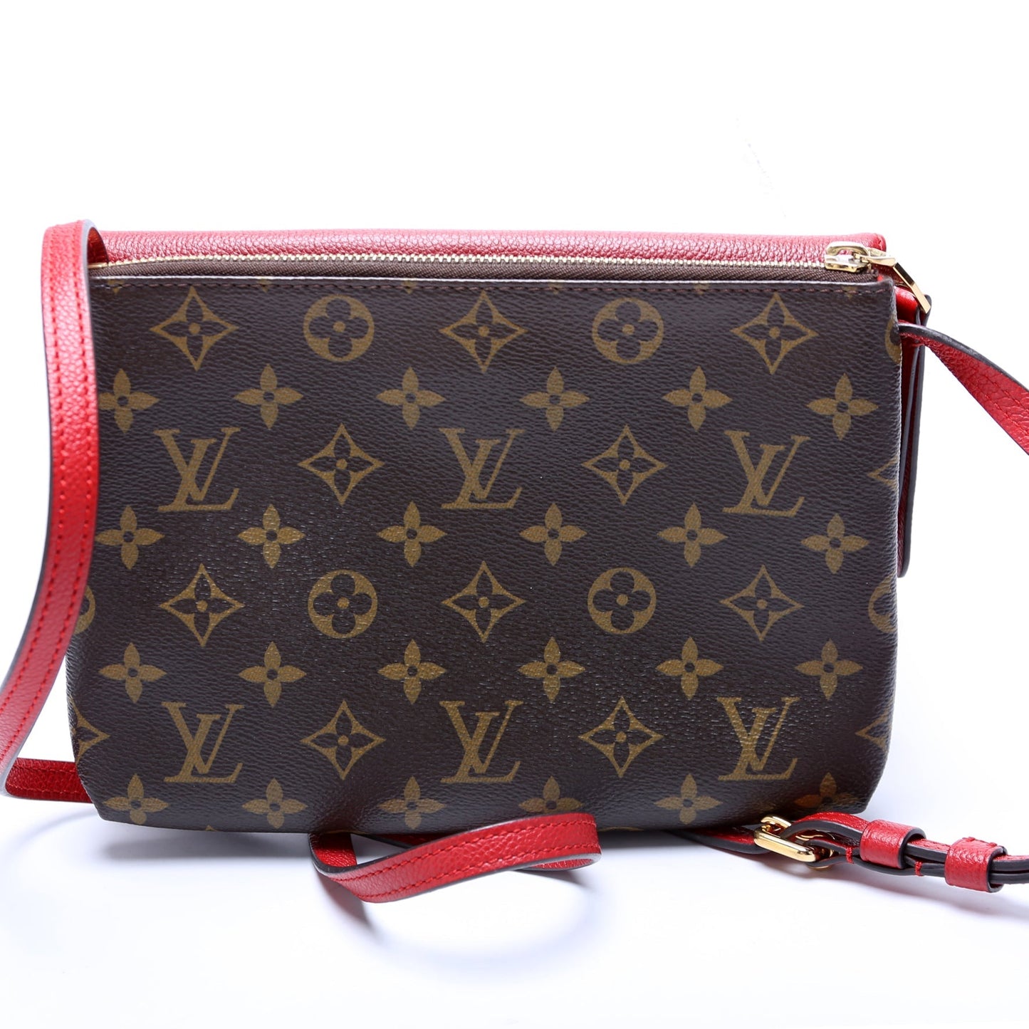Louis Vuitton Pochette Twice Monogram Clutch Bag Monogram 2