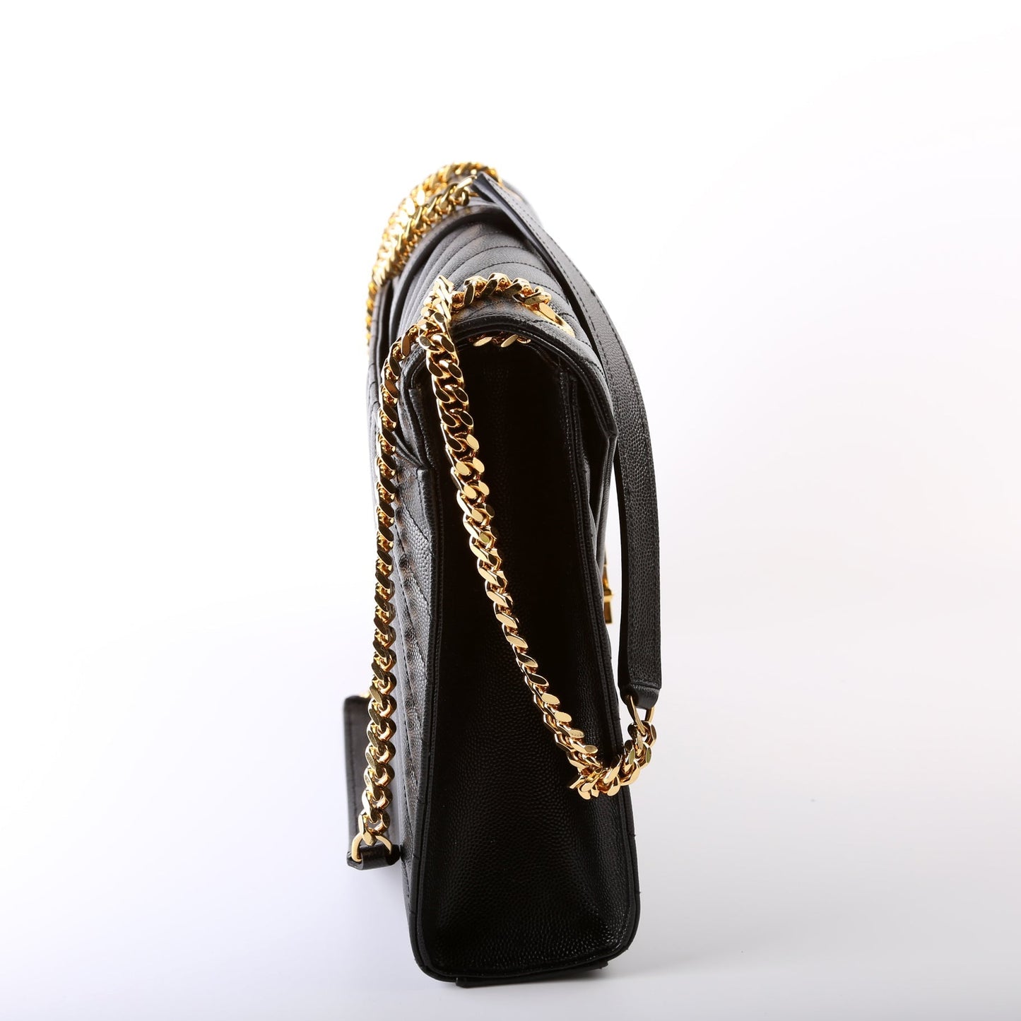 YSL Saint Laurent Envelope Chevron Bag Large Travel Bag Envelope Chevron Large