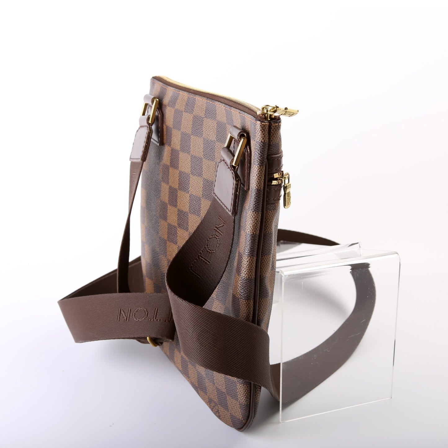 Louis Vuitton Pochette Bosphore Ebene Damier Clutch Bag Ebene 19