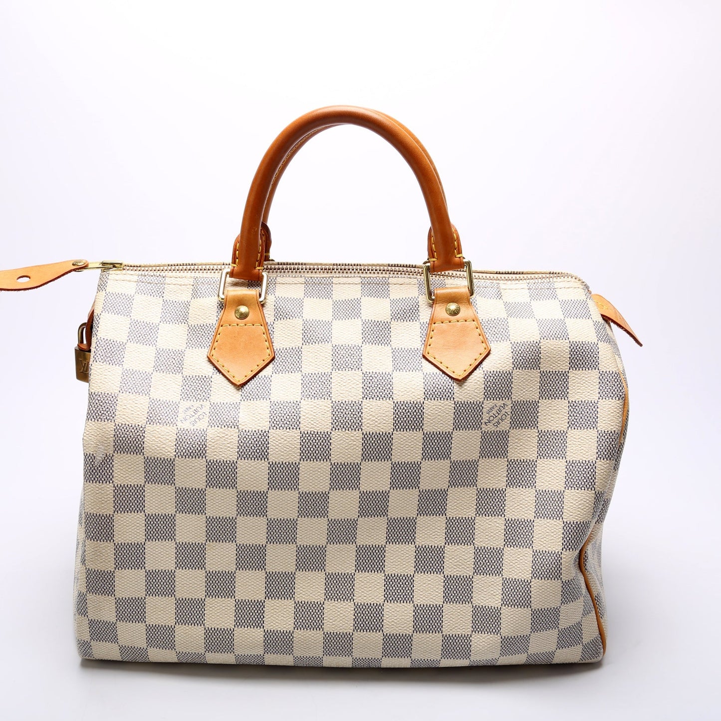 Louis Vuitton Speedy 30 Azur Damier Handbag Azur 6
