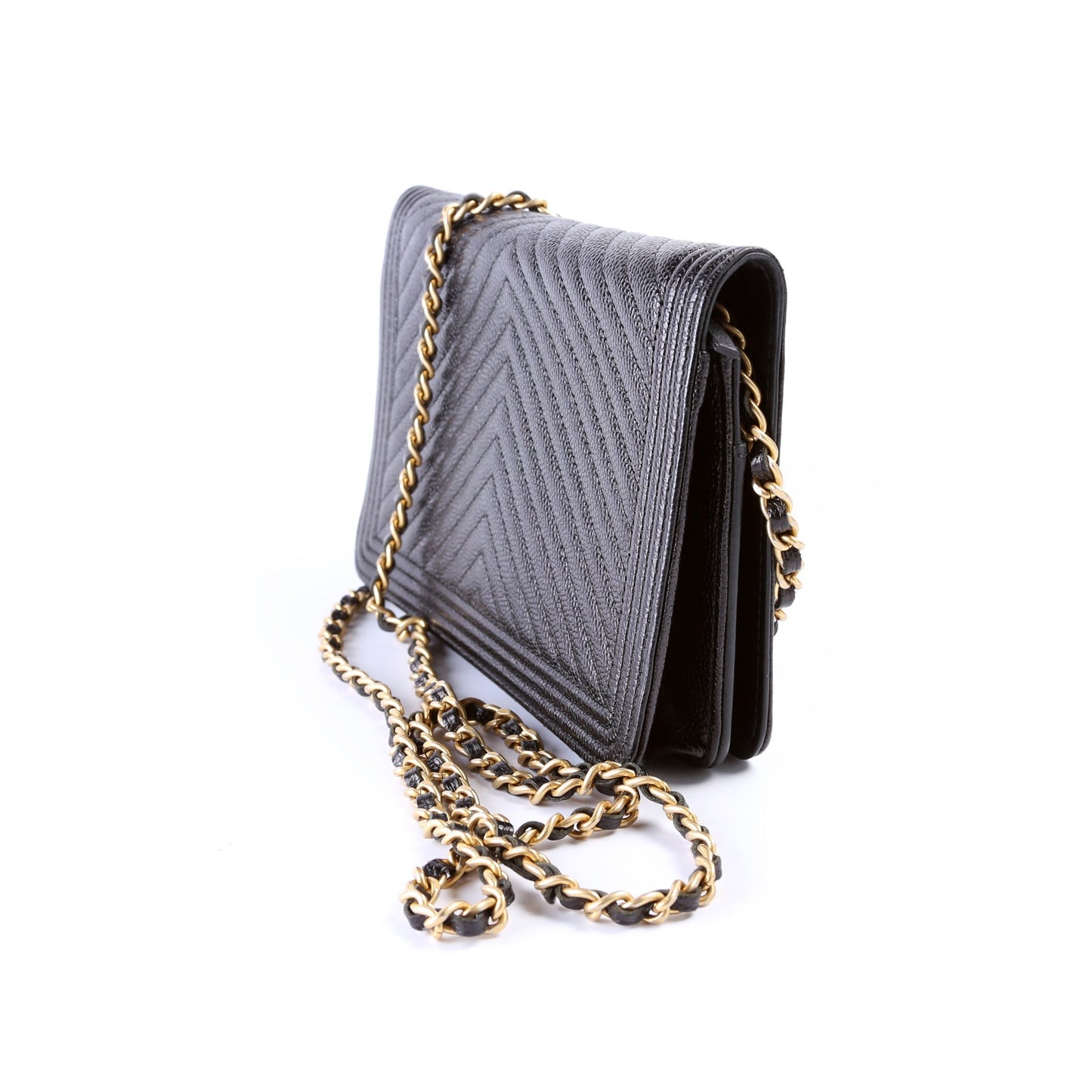 Chanel WOC Boy Caviar Clutch Bag Caviar 1