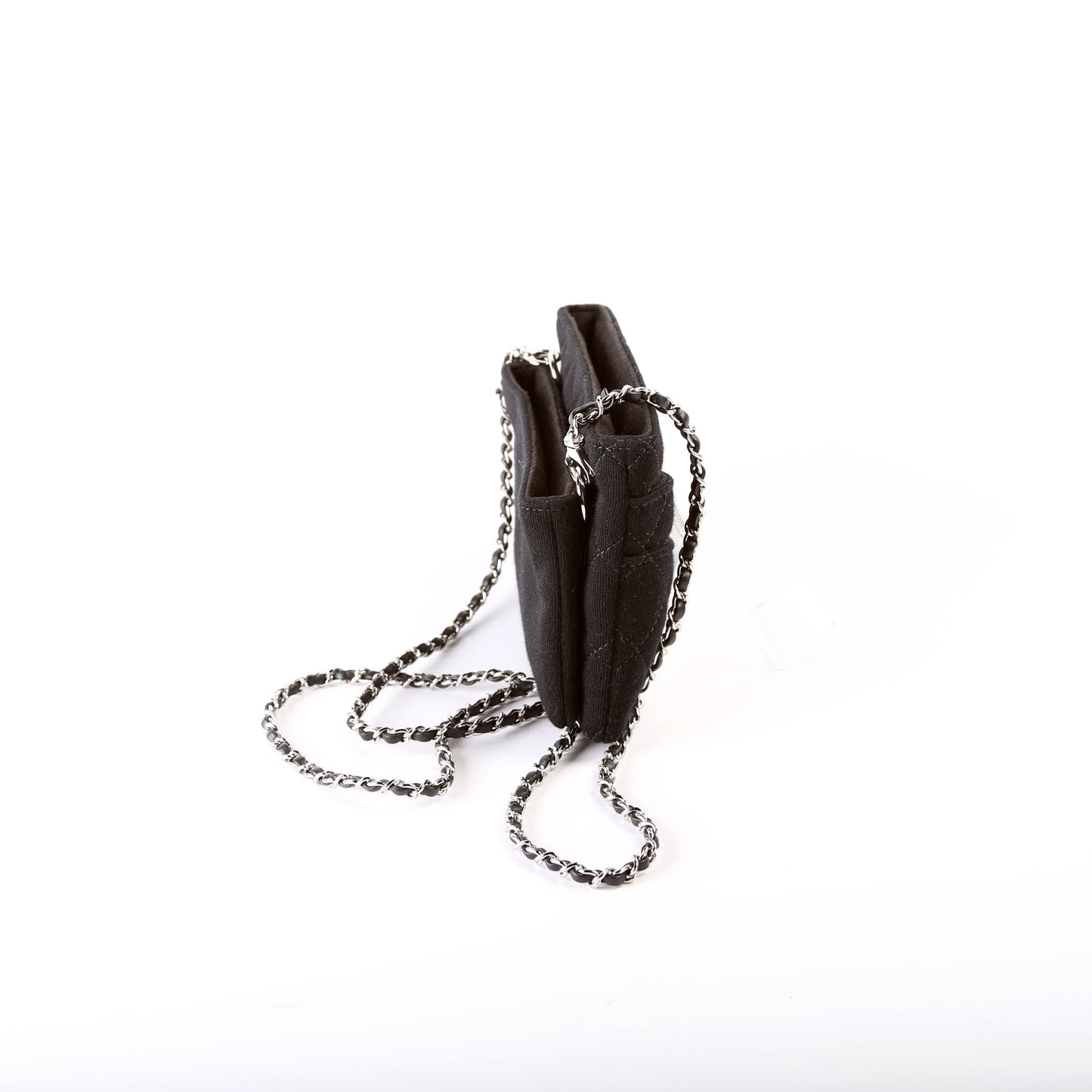 Chanel CC Quilted Jersey Uniform 29M Crossbody Bag