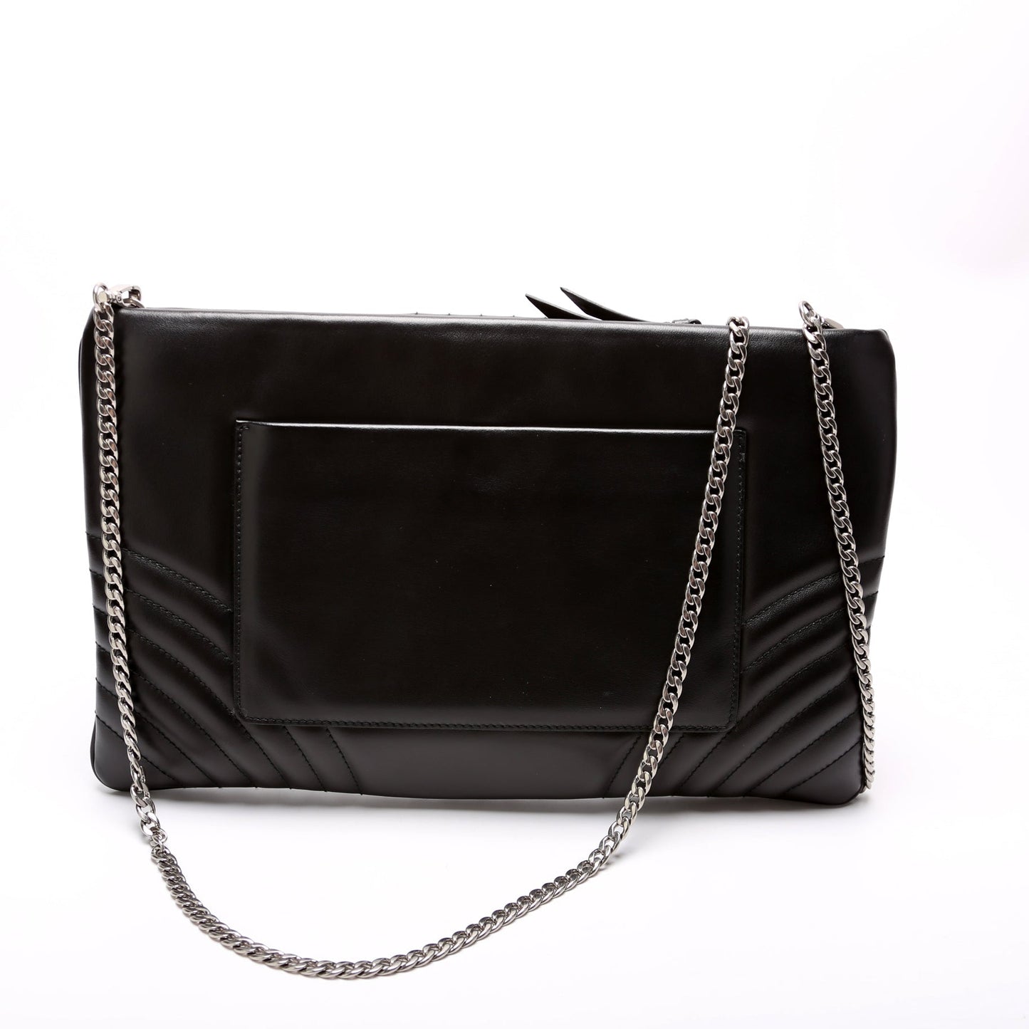 Prada Soft Calfskin Diagramme Clutch With Bag Chain Clutch Bag