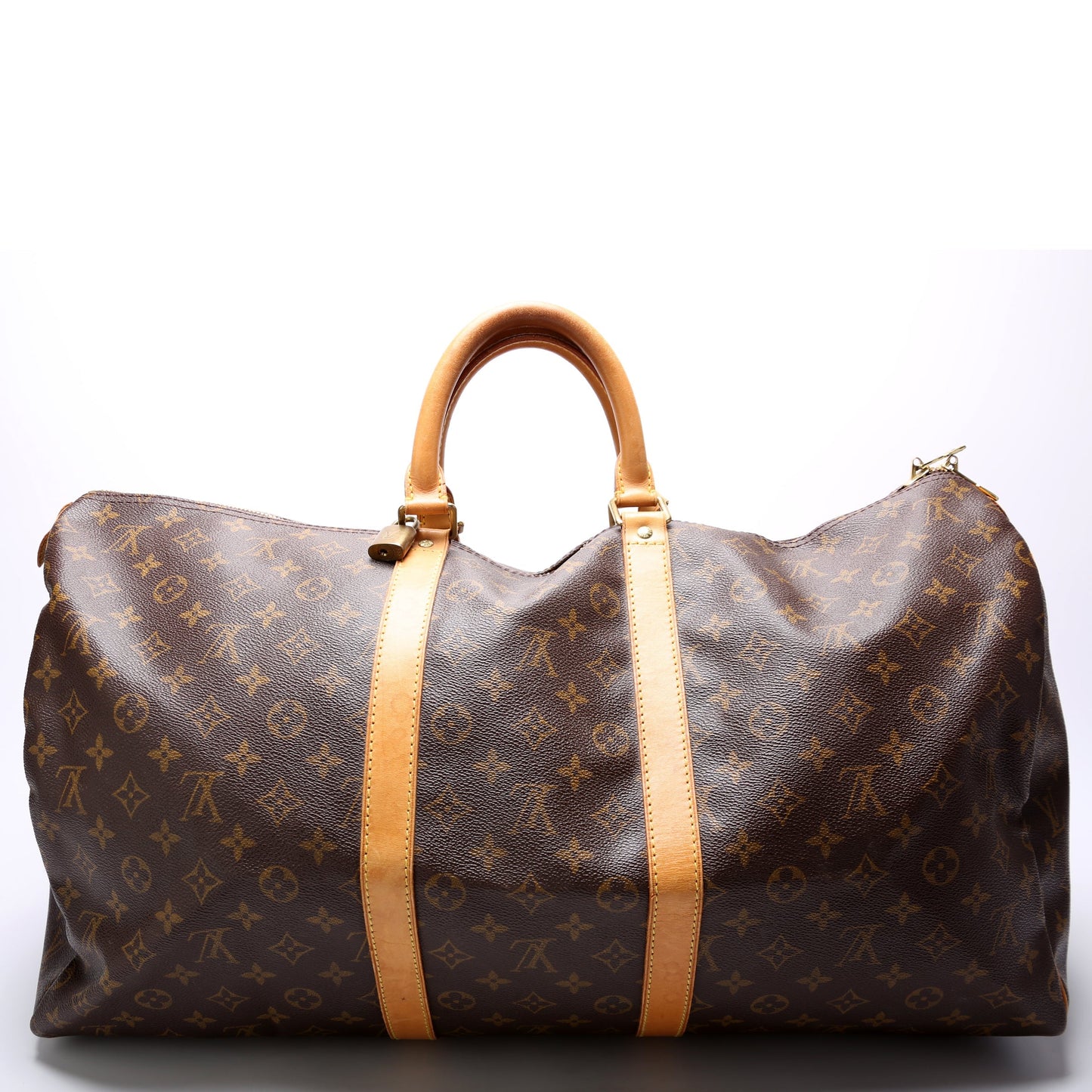 Louis Vuitton Keepall 55 Monogram Travel Bag Monogram 15