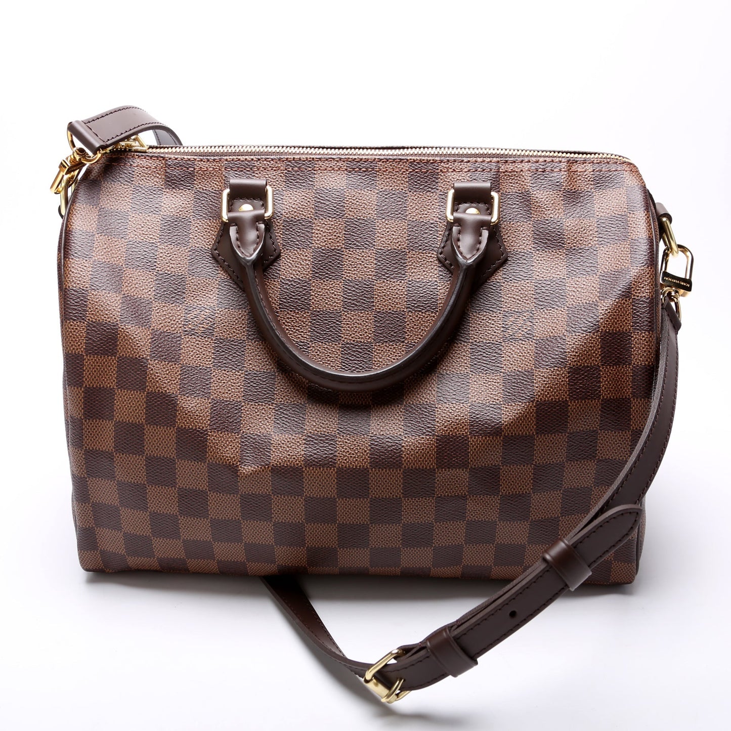 Louis Vuitton Speedy 30 Bandouliere Ebene Damier Handbag Ebene 24