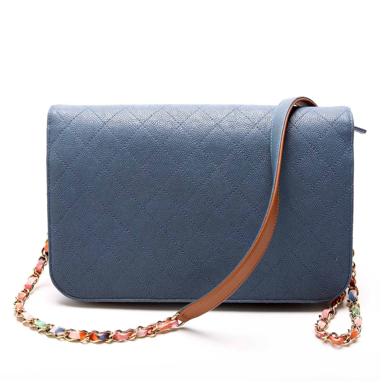 Chanel Thread Around Flap Caviar 23M Handbag