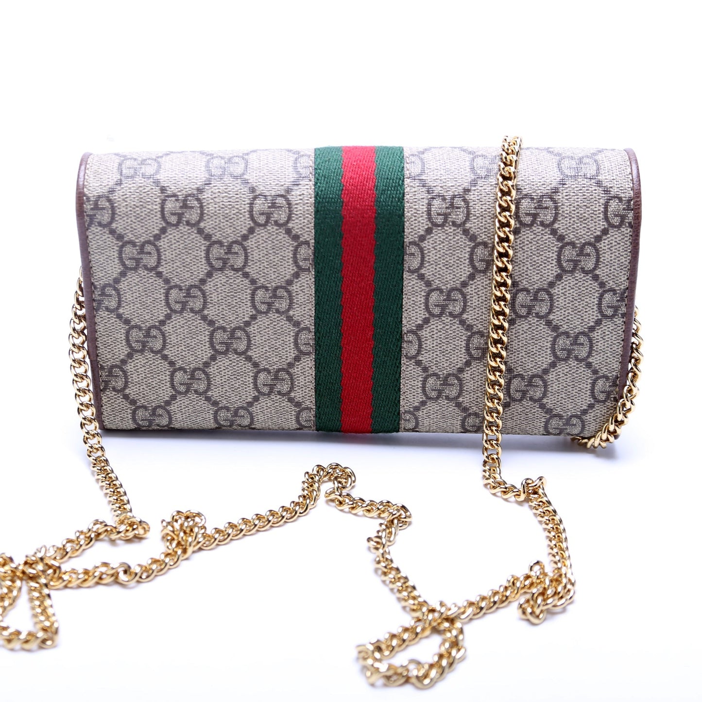 Gucci Ophidia GG Supreme Chain Wallet Case