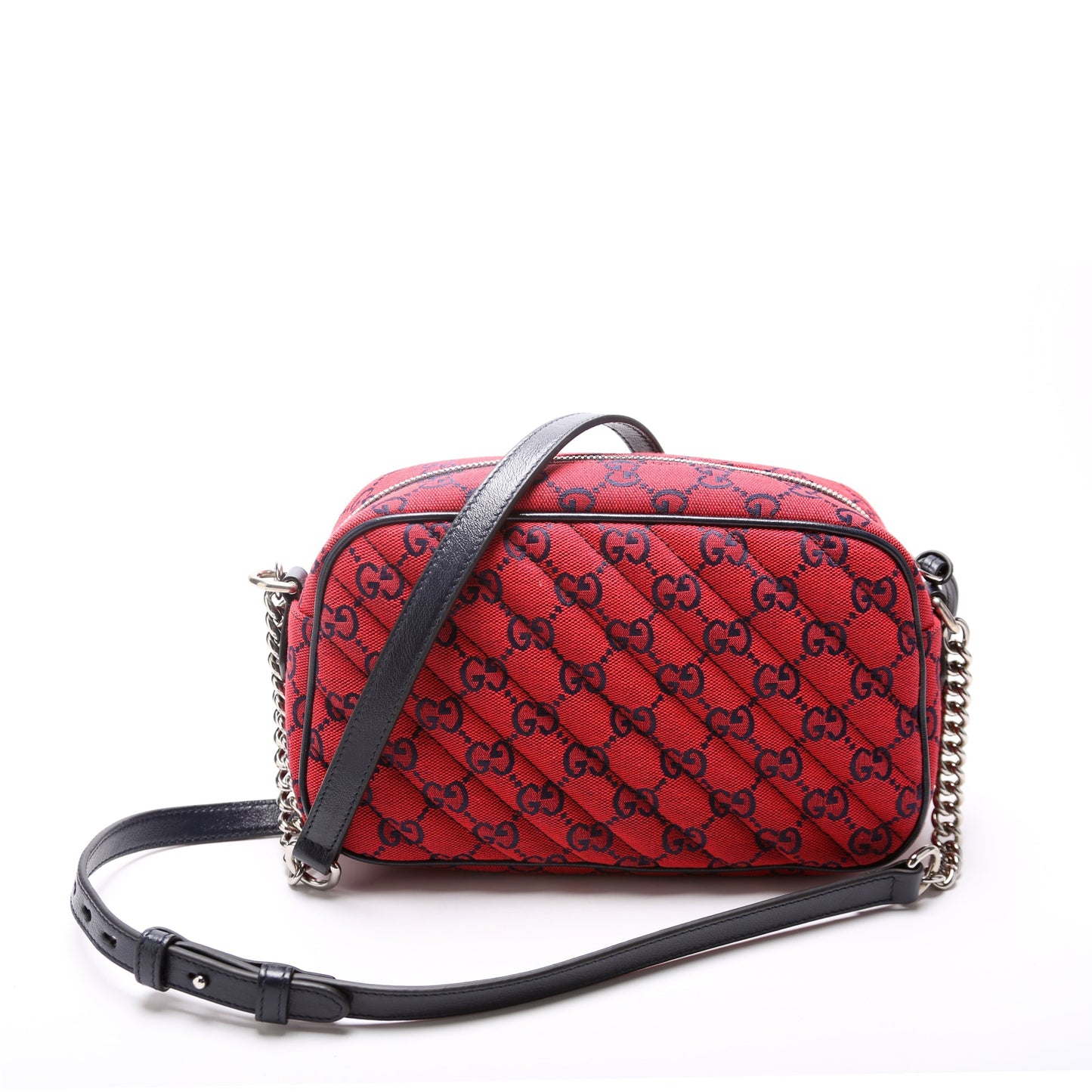 Gucci Marmont Camera Embroidered Canvas Multicolor Small Travel Bag