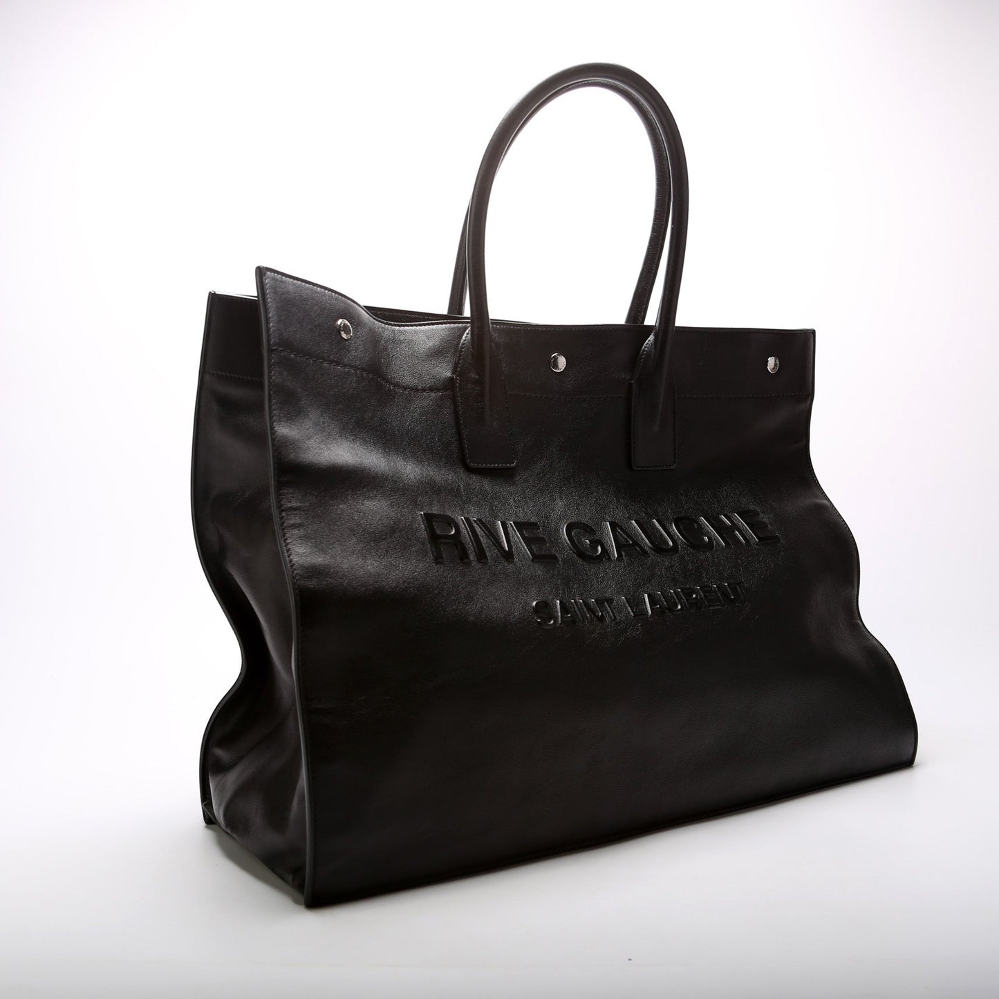 YSL Saint Laurent Saint Laurent Rive Gauche Tote Bag Leather