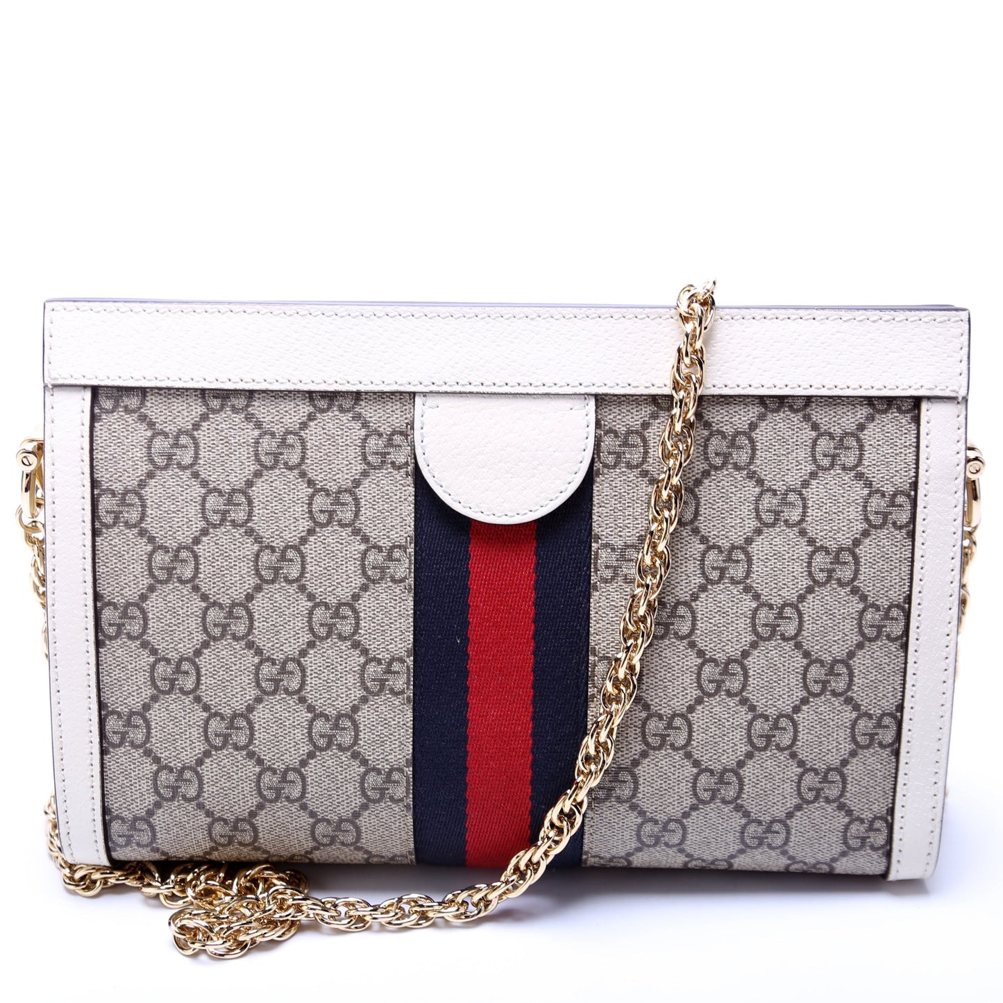 Gucci GG Supreme Ophidia Small Chain Travel Bag Chain 10