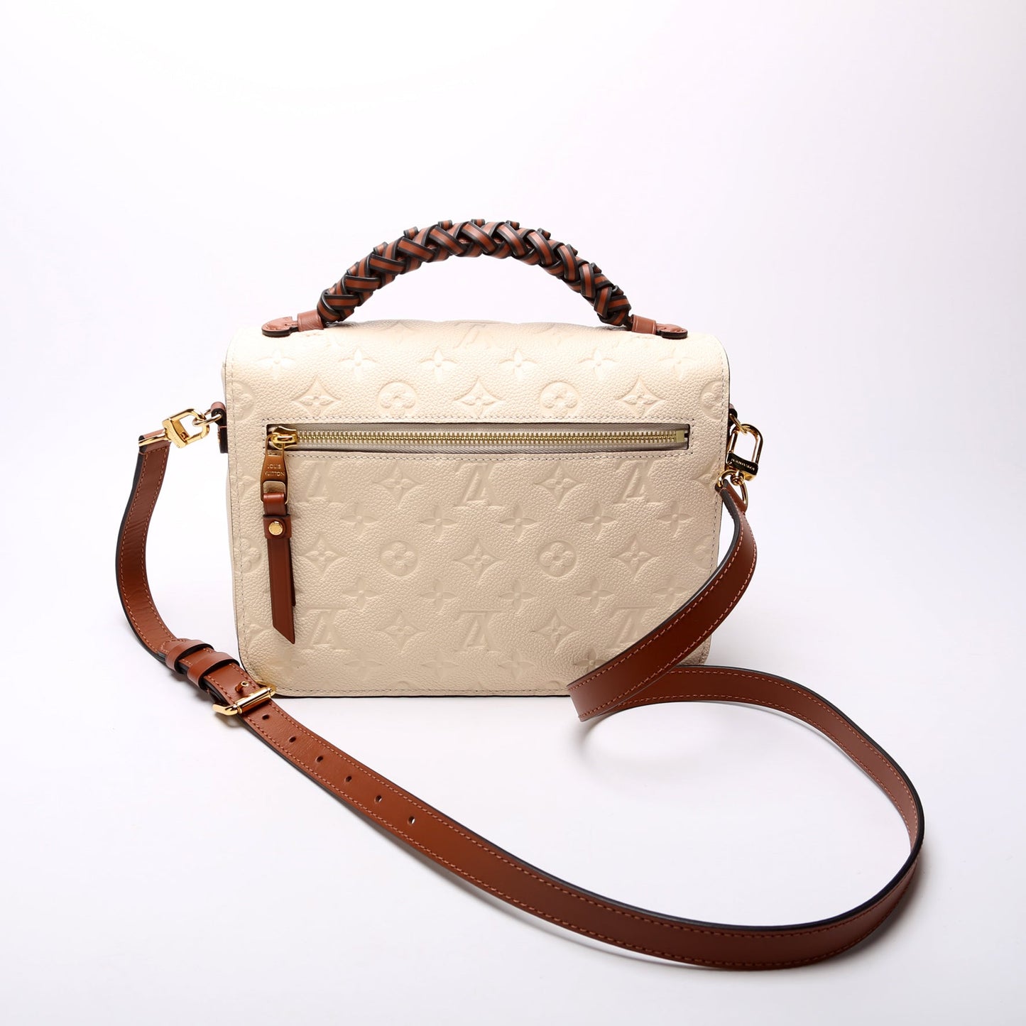 Louis Vuitton Pochette Metis Braided Empreinte Clutch Bag Braided 1