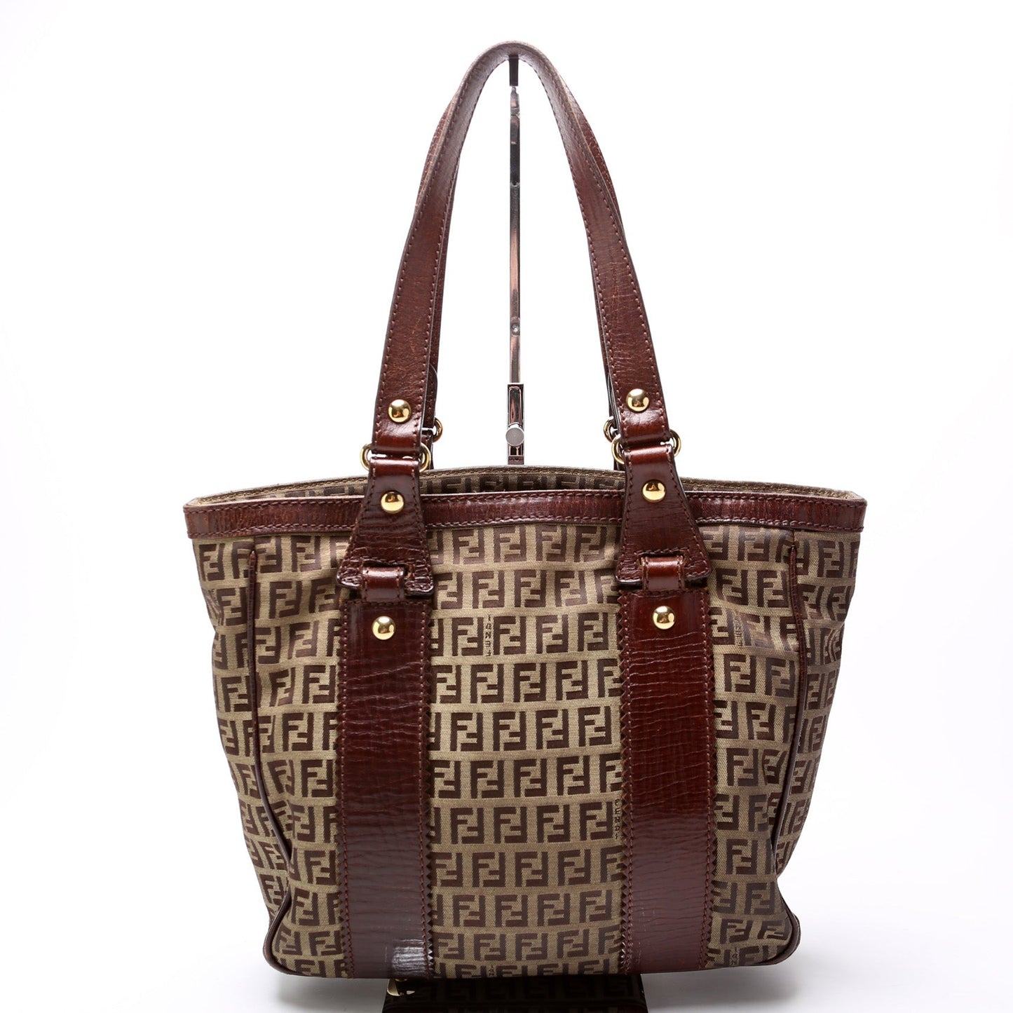 Fendi Zucca Tote Bag Canvas