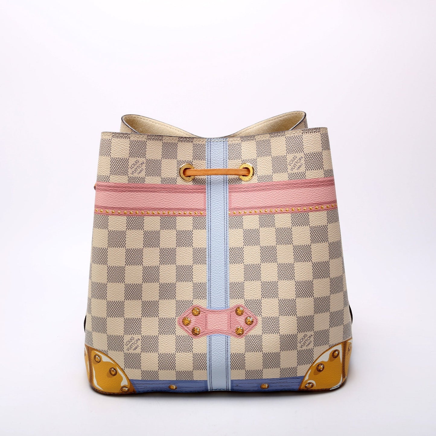 Louis Vuitton Neonoe Summer Trunks Azur Damier Handbag