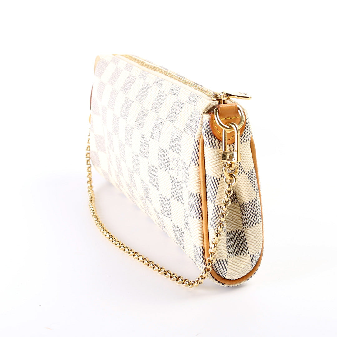 Louis Vuitton Eva Azur Damier Clutch Bag Azur 3