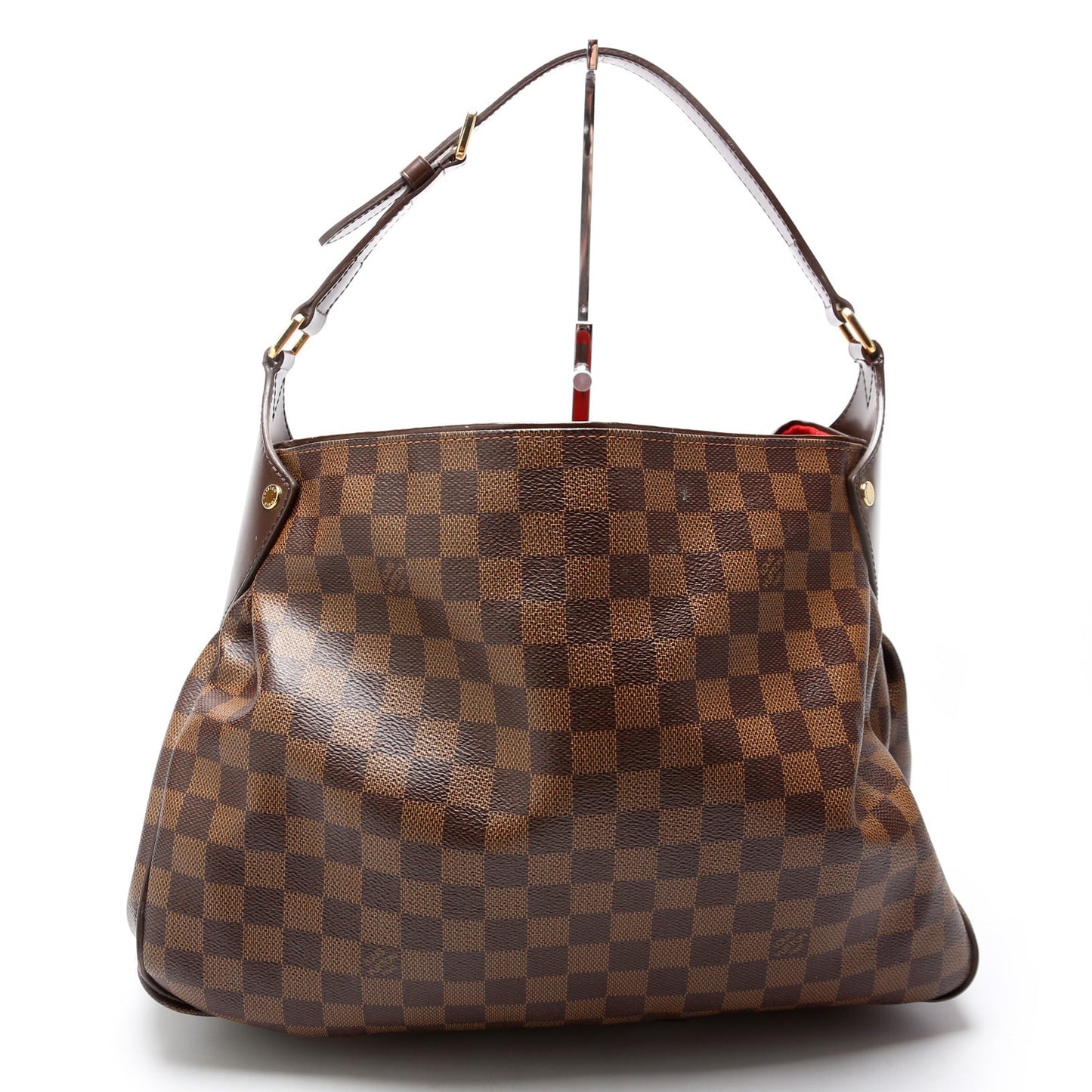 Louis Vuitton Reggia Hobo Ebene Damier Shoulder Bag