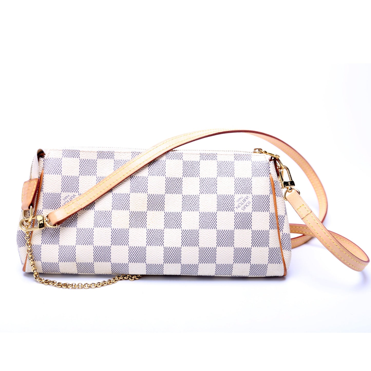 Louis Vuitton Eva Azur Damier Clutch Bag Azur 6