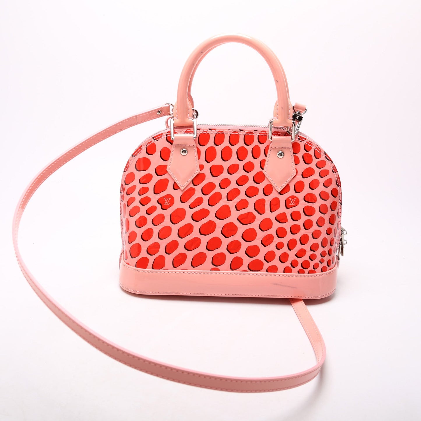 Louis Vuitton Alma BB Jungle Dots Vernis Handbag