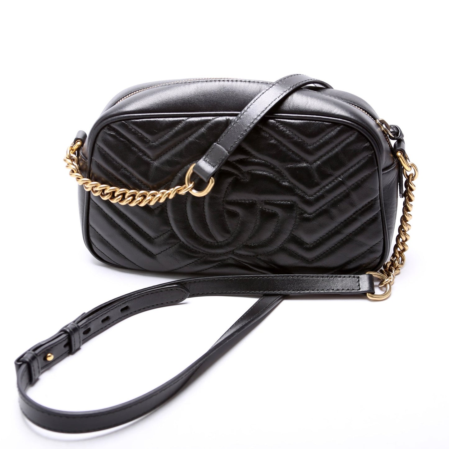 Gucci Marmont Camera Leather Small Crossbody Bag Camera 10